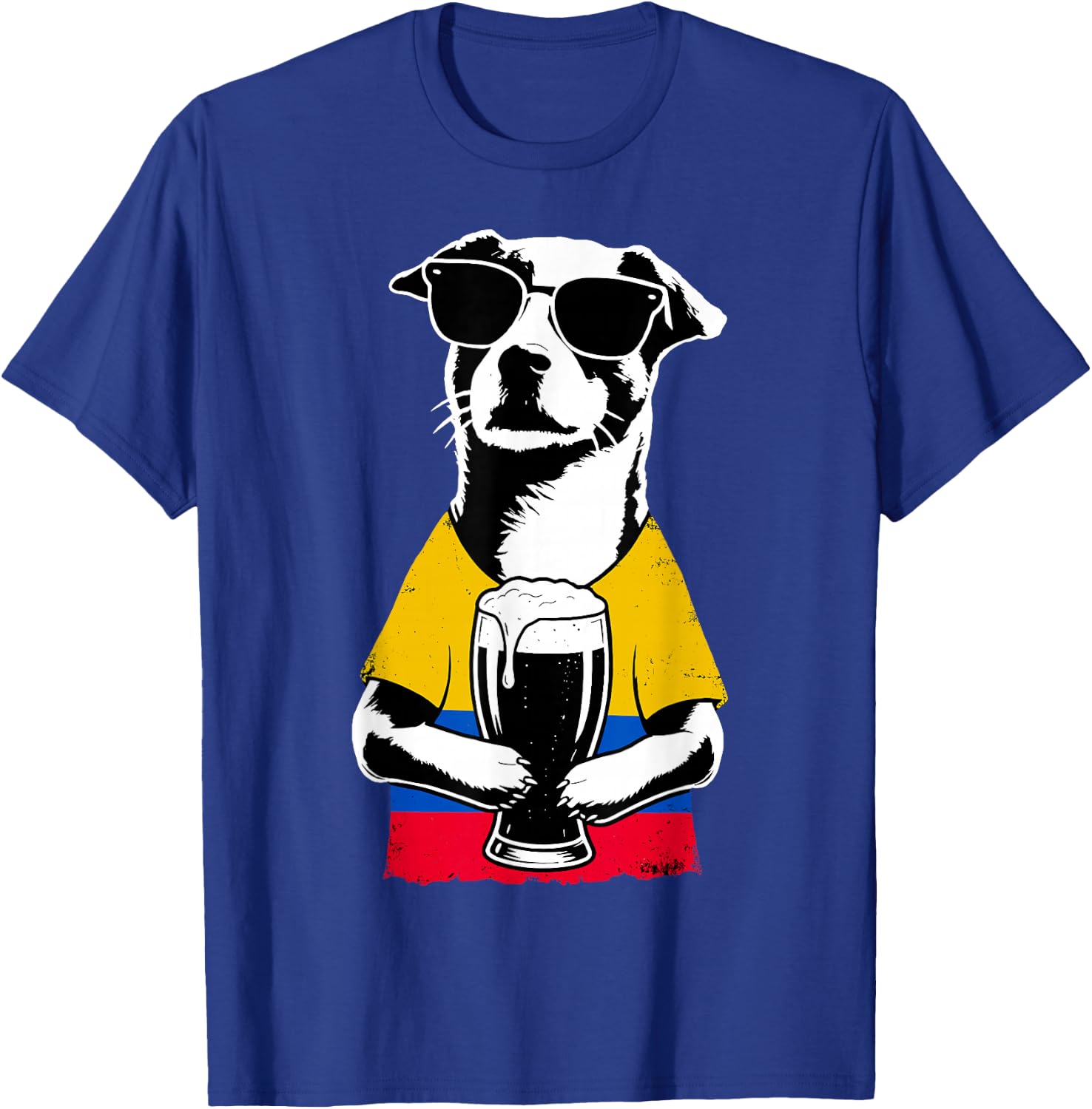 Colombian Flag Men Women Colombia T-Shirt - T-Shirt | Royal