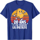 Anniv Gift 20 Years Birthday Decoration 20 Years Potato T-Shirt - T-Shirt | Royal