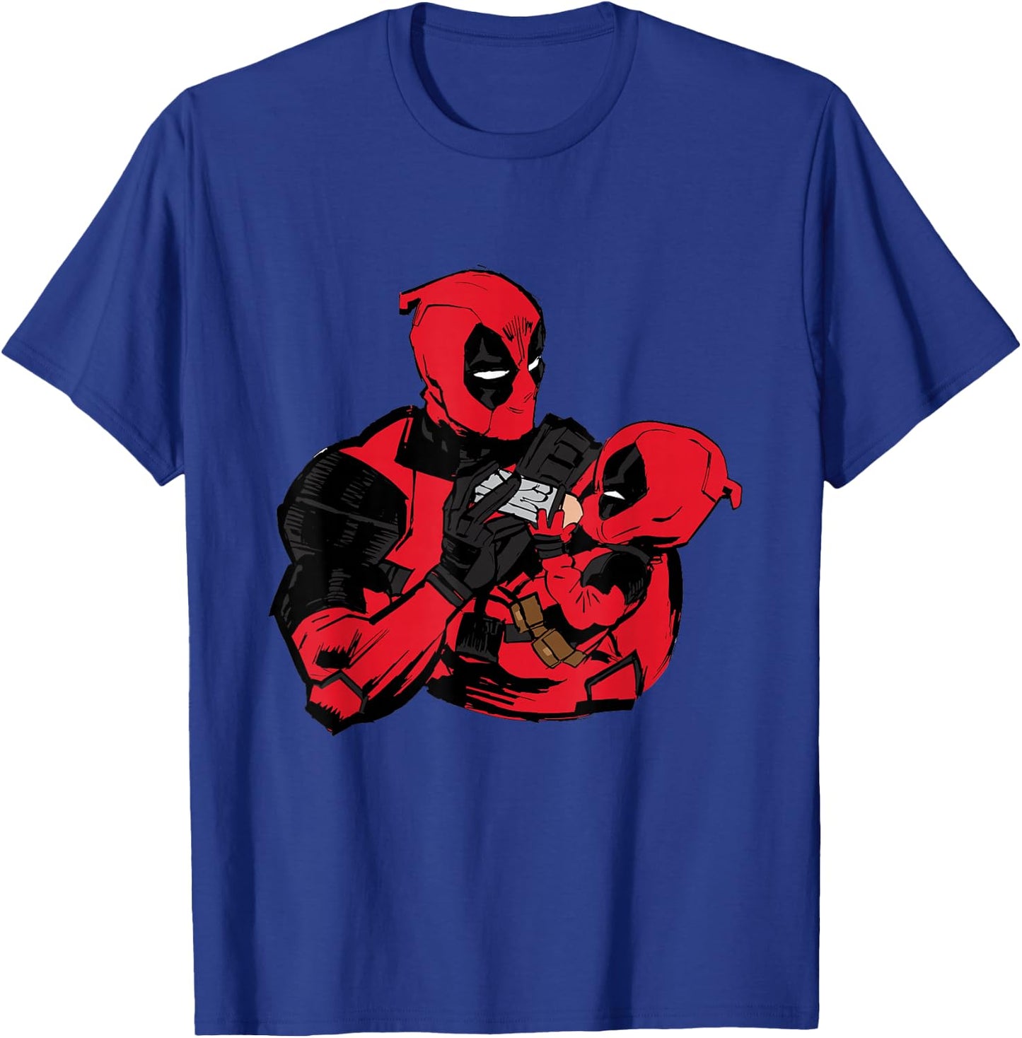 Marvel Studios Deadpool & Wolverine Deadpool and Babypool T-Shirt - T-Shirt | Royal