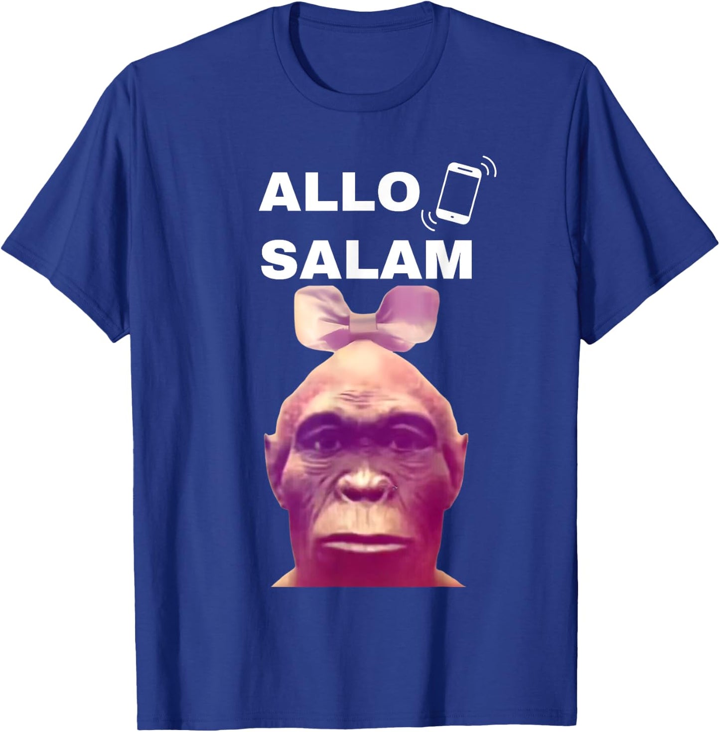 Allo salam same monkey for college students salem bassem T-Shirt - T-Shirt | Royal