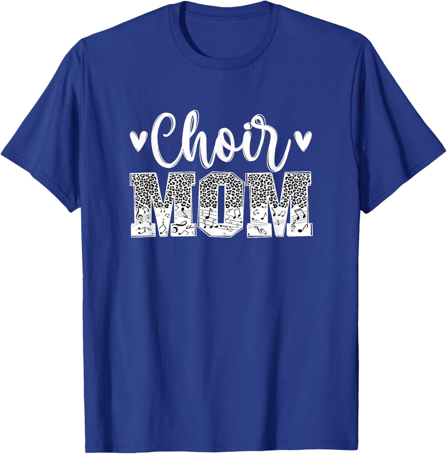 Choir Mom Of A Choir Member Leopard Choir Mother T-Shirt - T-Shirt | Royal