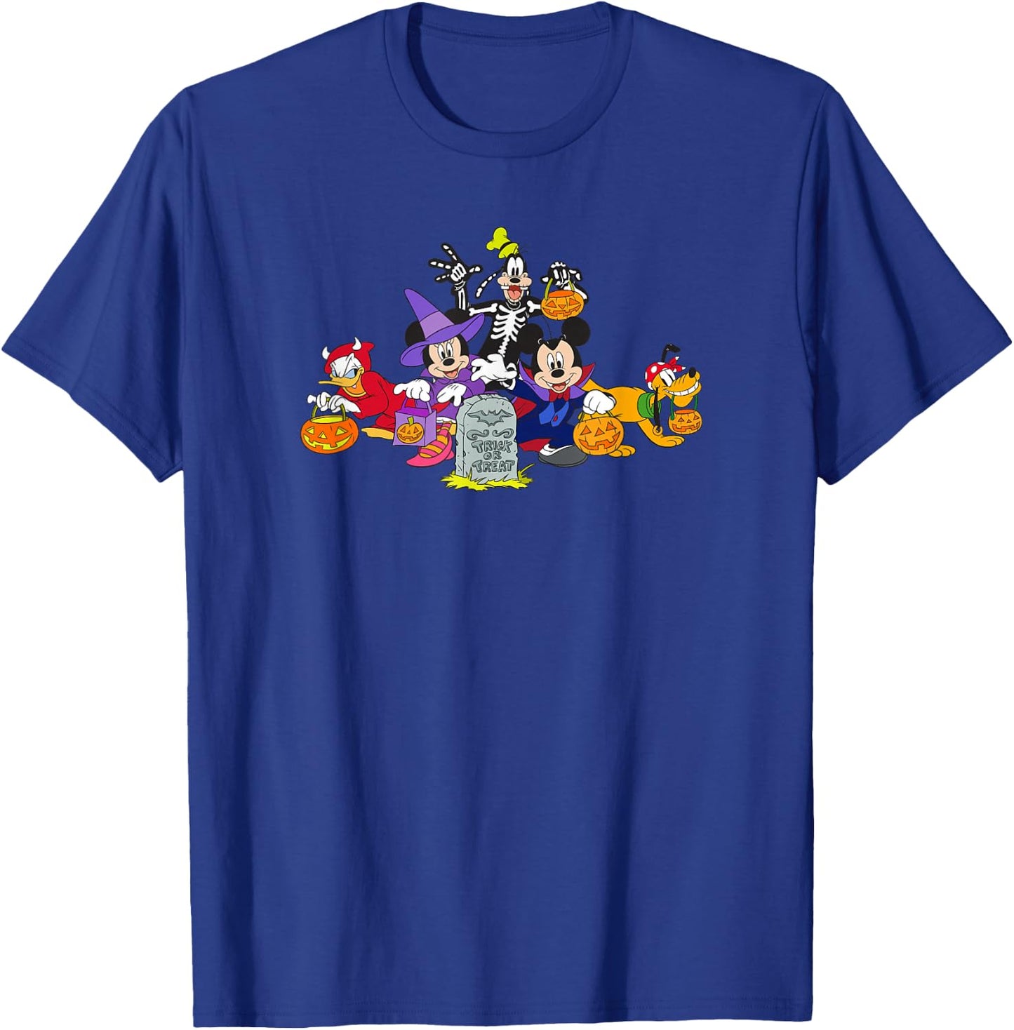 Disney Mickey and Friends Halloween Group Costume Trick! T-Shirt - T-Shirt | Royal