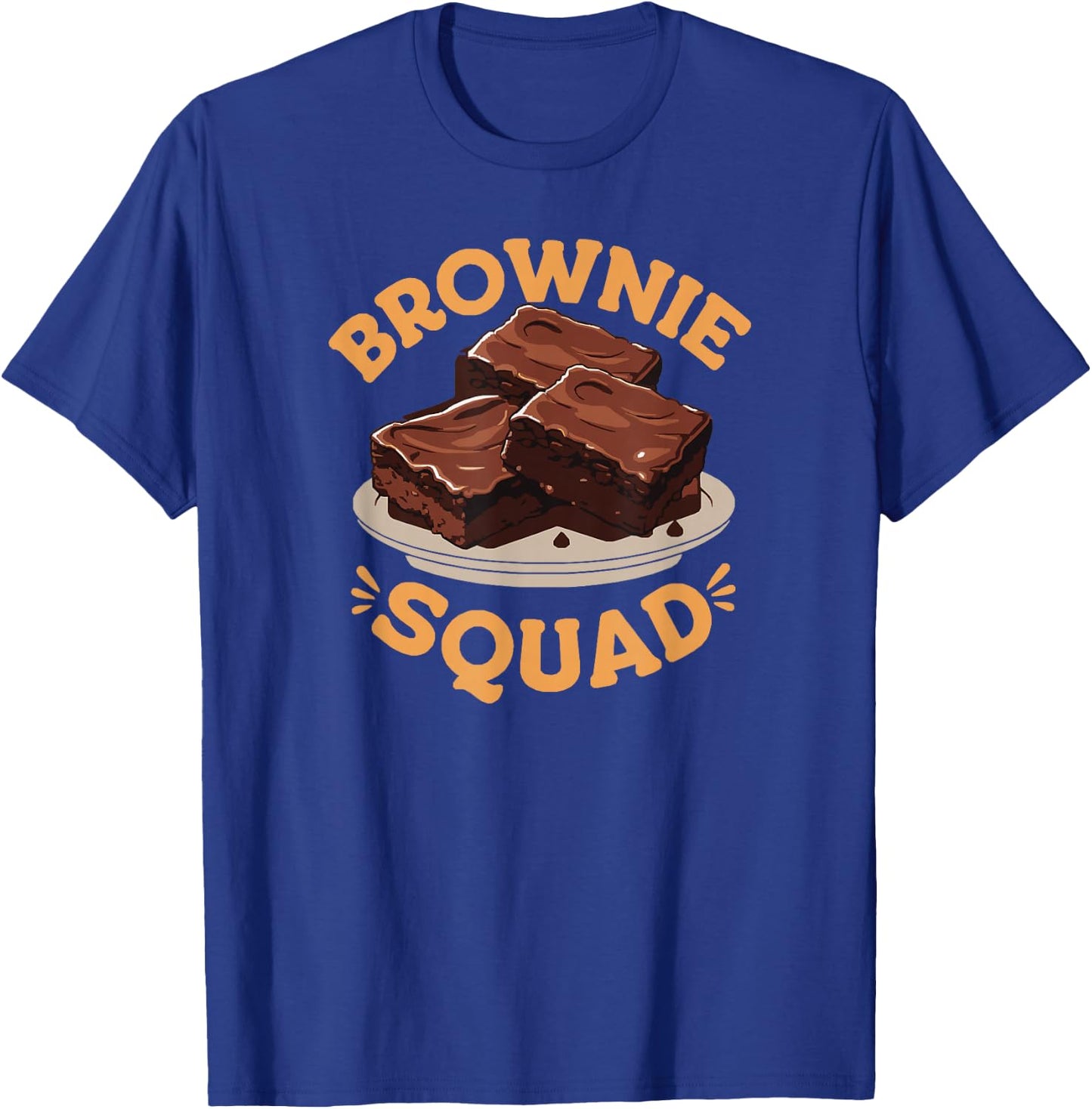 Brownie Squad Chocolate Dessert T-Shirt - T-Shirt | Royal