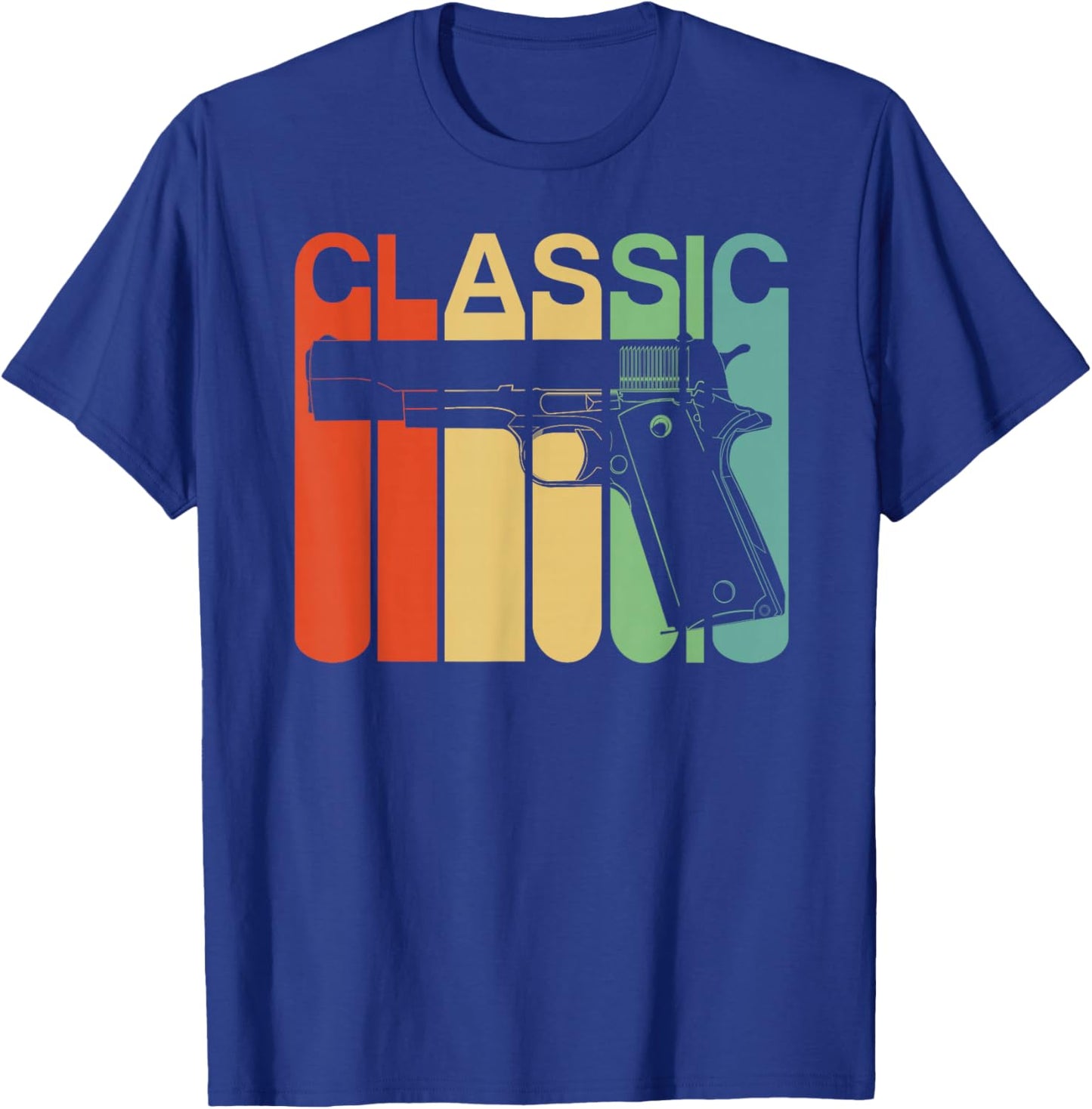 Classic 1911 Pro Second Amendment T-Shirt - T-Shirt | Royal