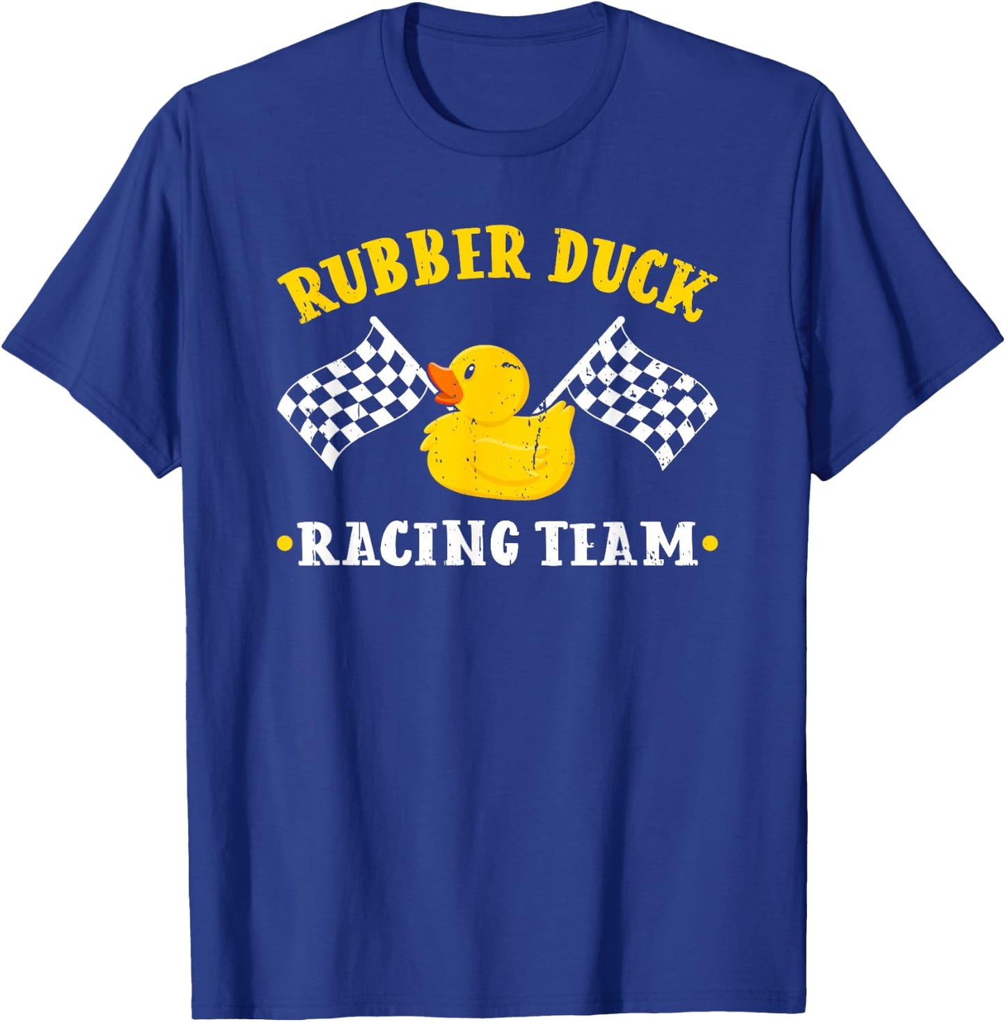 Rubber Duck Racing Team Family Competition Race T-Shirt - T-Shirt | Royal