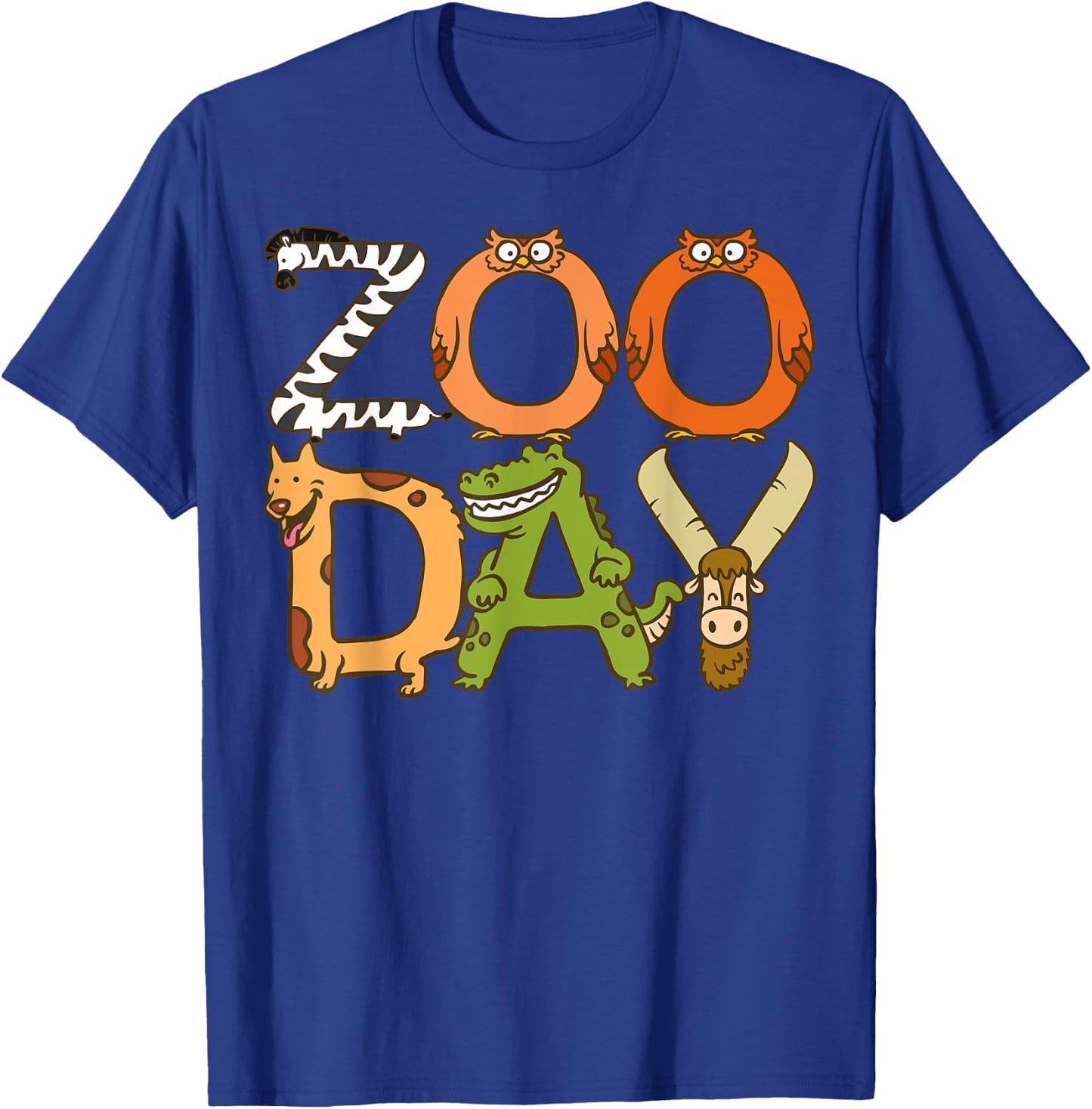 Zoo Day Family, First Zoo Field Trip Safari Squad Matching T-Shirt - T-Shirt | Royal