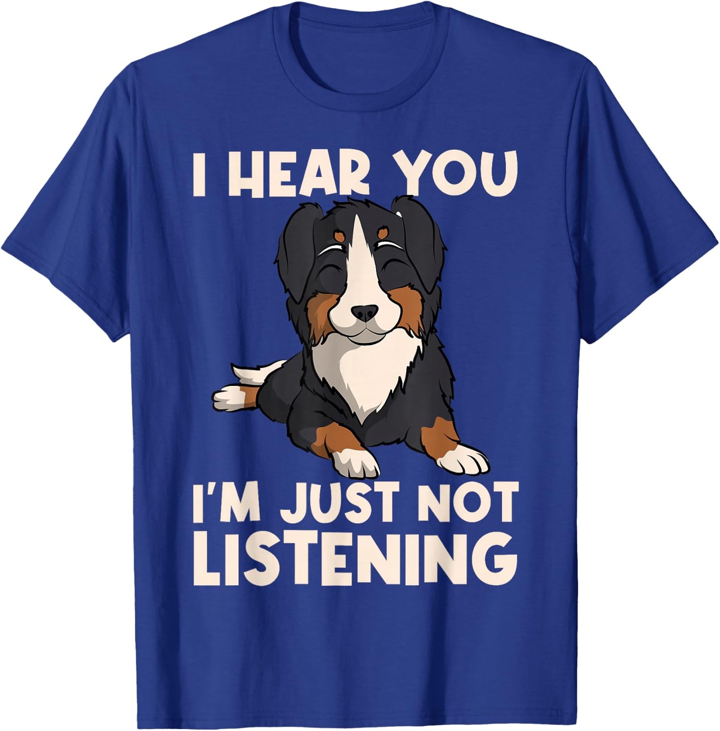 Australian Shepherd Aussie Herding Dog Breed Not Listening T-Shirt - T-Shirt | Royal