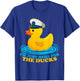 I'm Just Here for the Ducks Funny Rubber Ducks Cruisin Gifts T-Shirt - T-Shirt | Royal