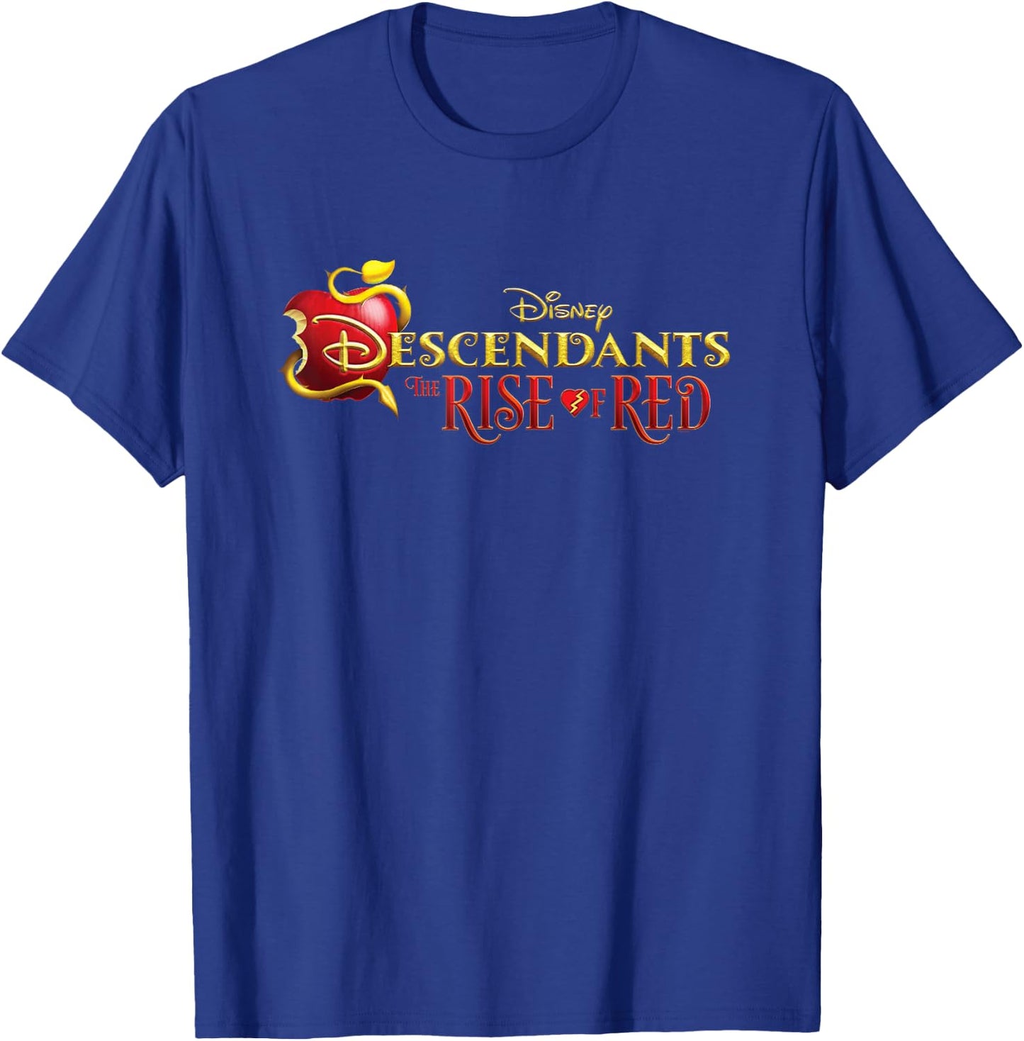 Disney Descendants 4: The Rise of Red Official Movie Logo , Black, S T-Shirt - T-Shirt | Royal