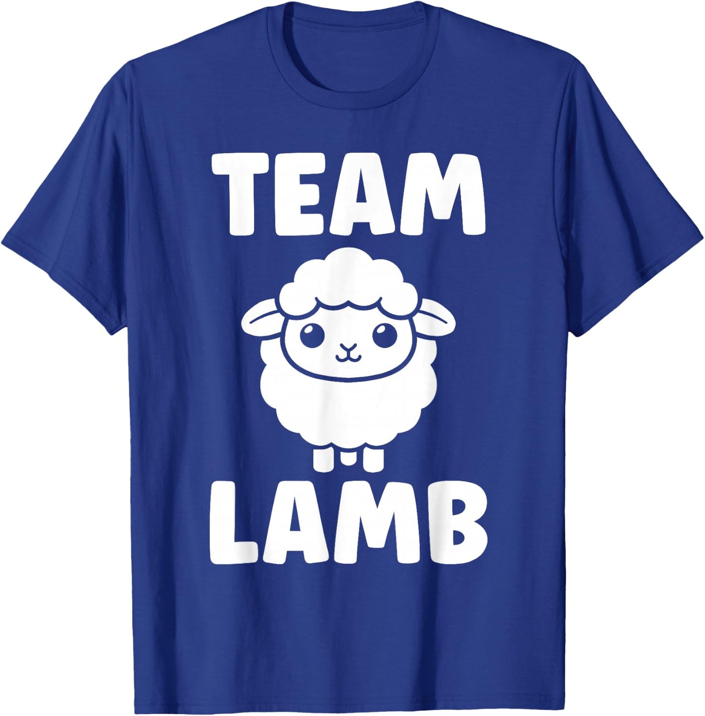 Quote Little Cute Baby Sheep Simple team Lamb T-Shirt - T-Shirt | Royal