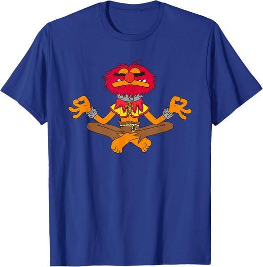 The Muppets Animal Meditating , black T-Shirt - T-Shirt | Royal