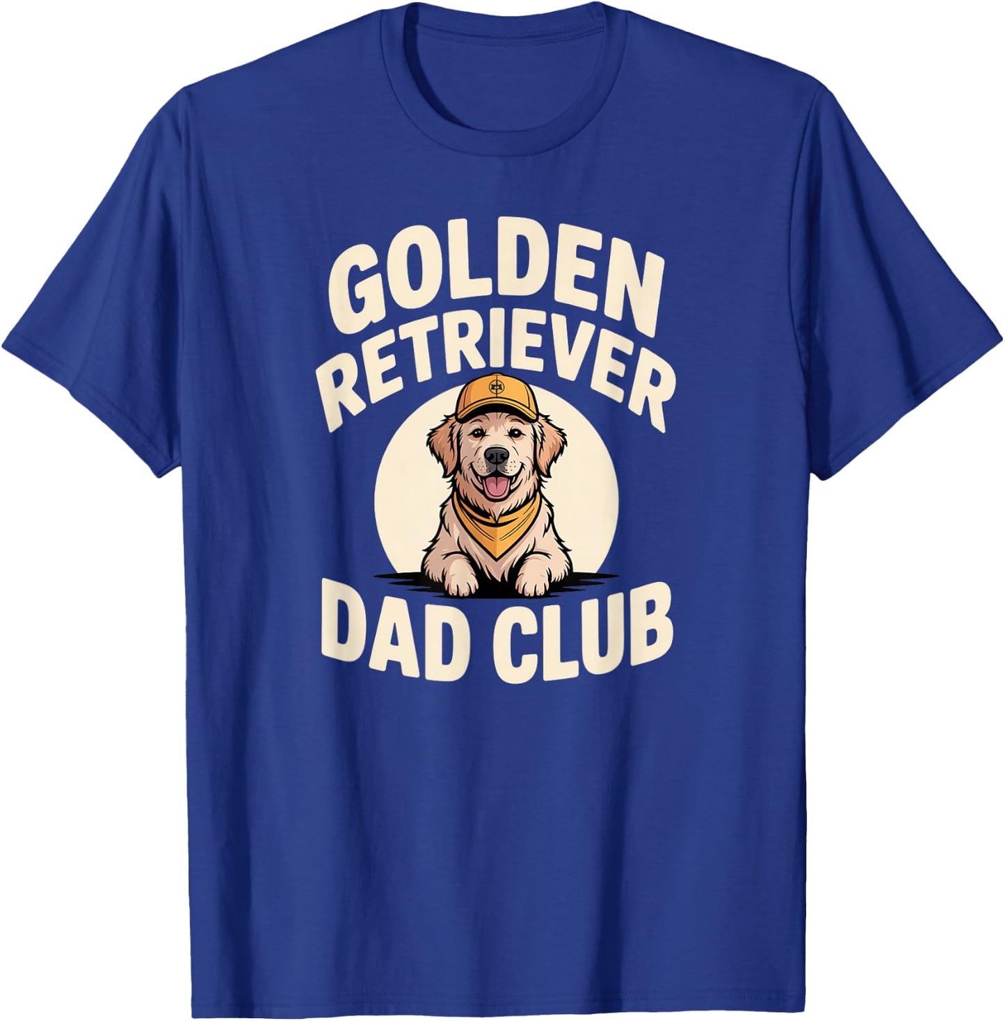 Golden Retriever Dog Dad Club Dog Breed Dad T-Shirt - T-Shirt | Royal