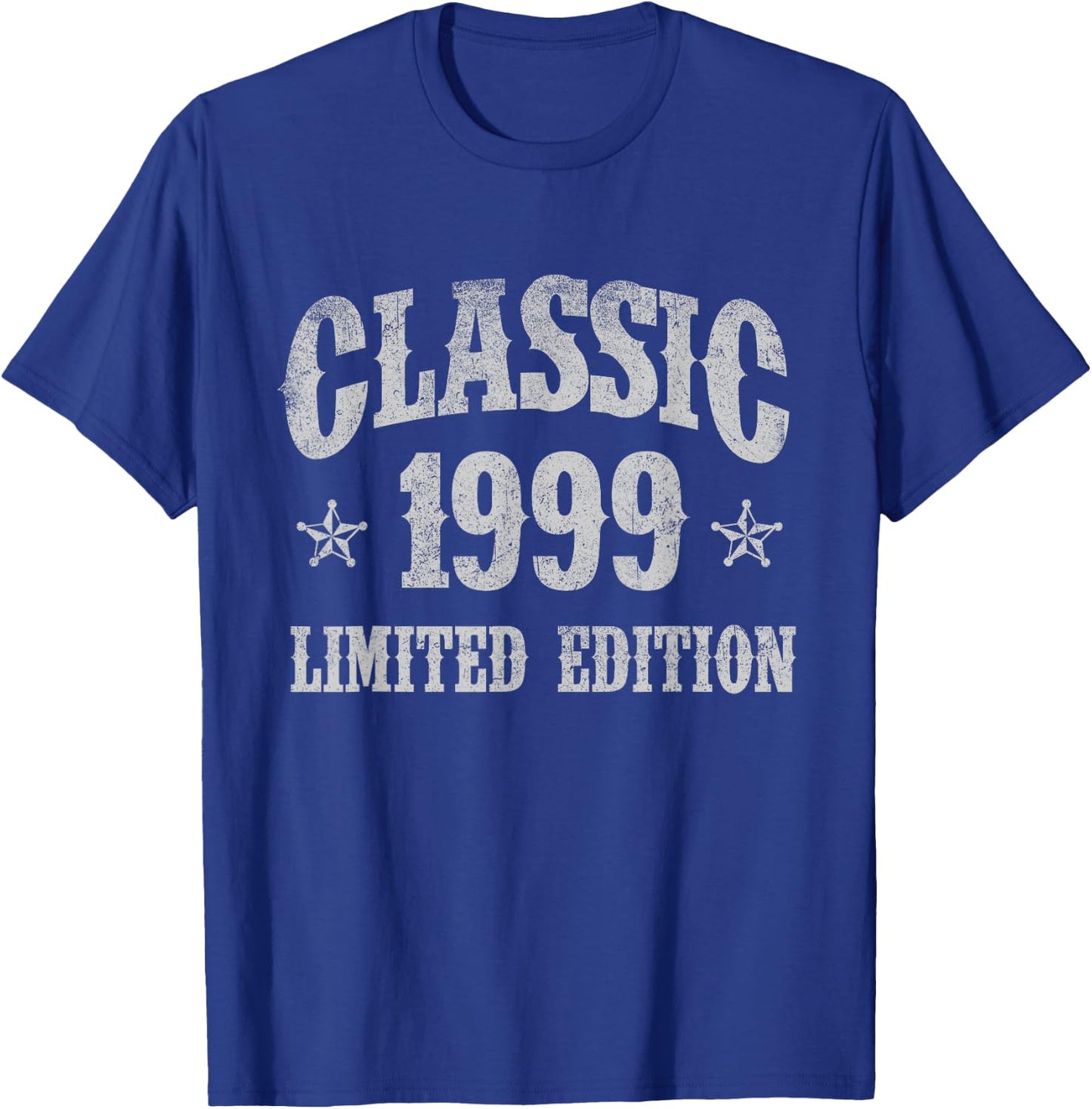 Classic 1999 Limited Edition Year Of Birth Birthday T-Shirt - T-Shirt | Royal