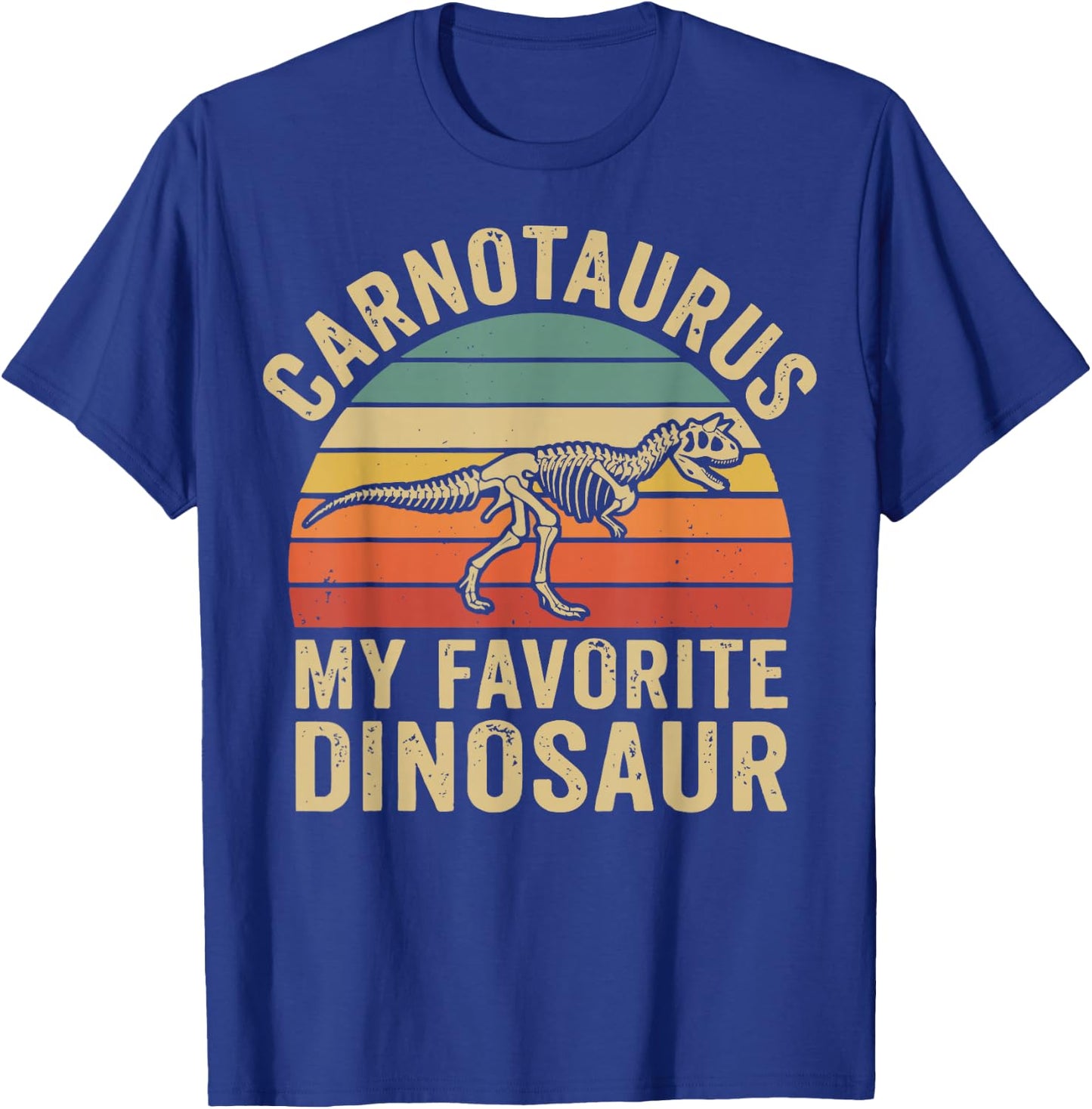 Carnotaurus My Favorite Dinosaur T-Shirt - T-Shirt | Royal
