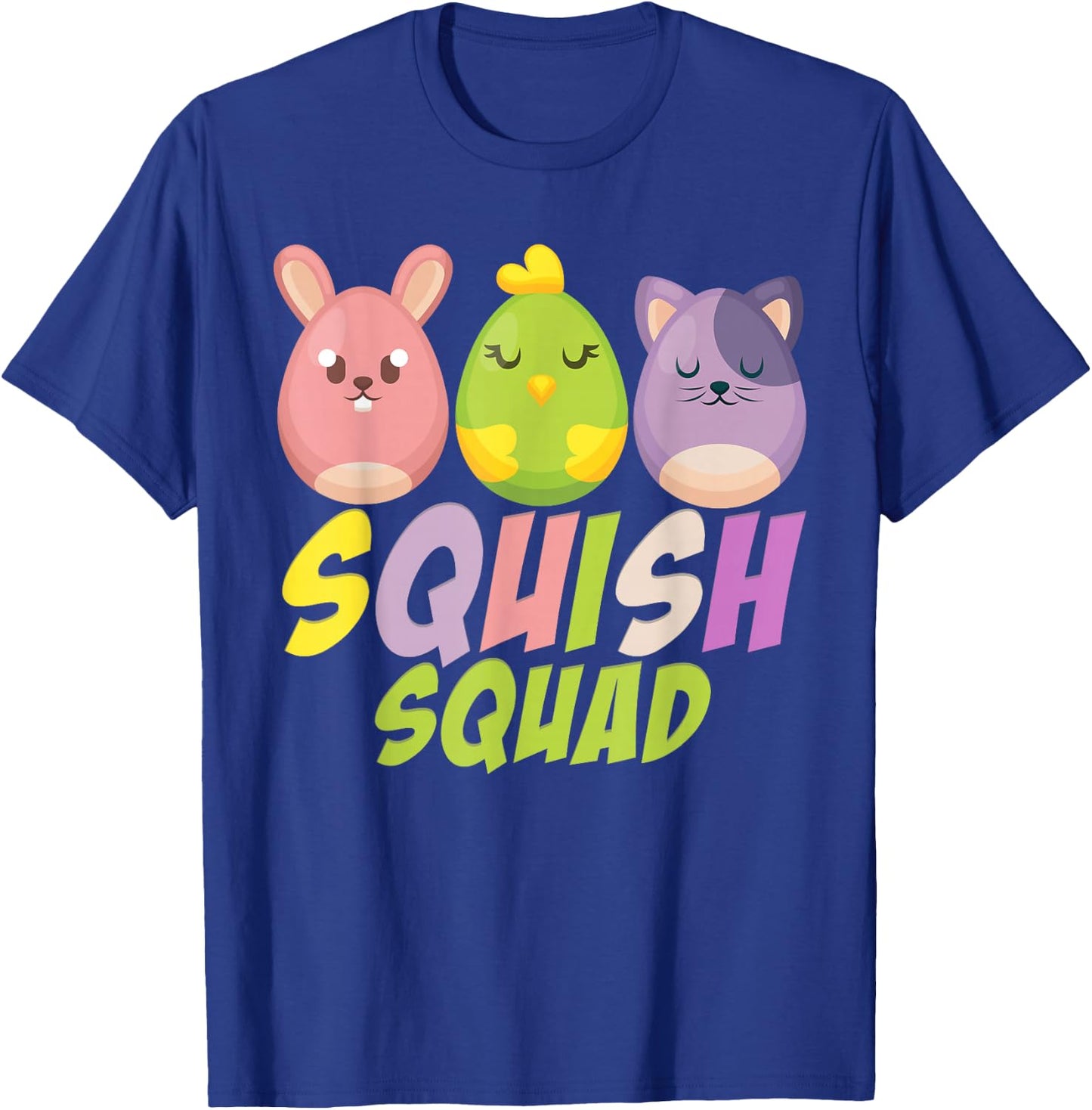 Squish Squad Clothing, Squishy Toy Era, Squishy Squad T-Shirt - T-Shirt | Royal