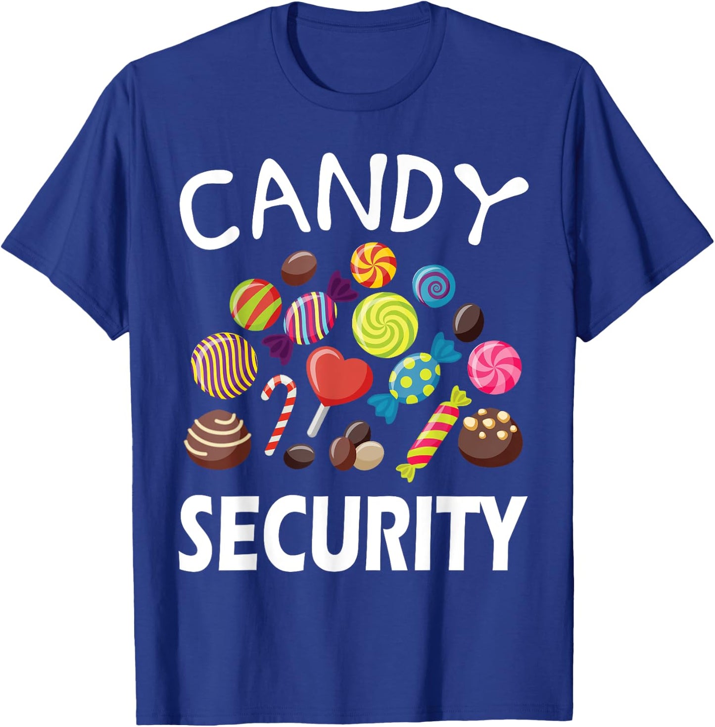 Candy Security Halloween Costume Party , black, S T-Shirt - T-Shirt | Royal