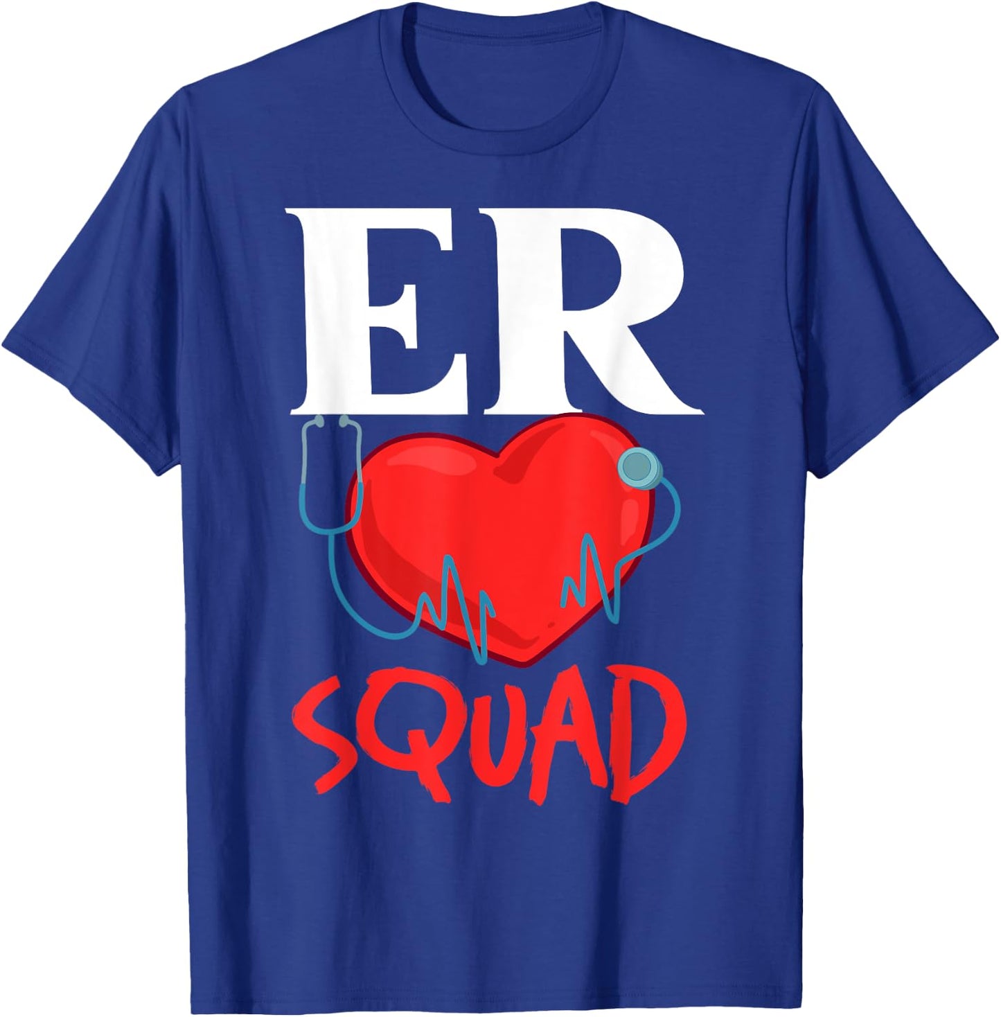 Emergency Room Technician ER Nurse Hospital Department T-Shirt - T-Shirt | Royal
