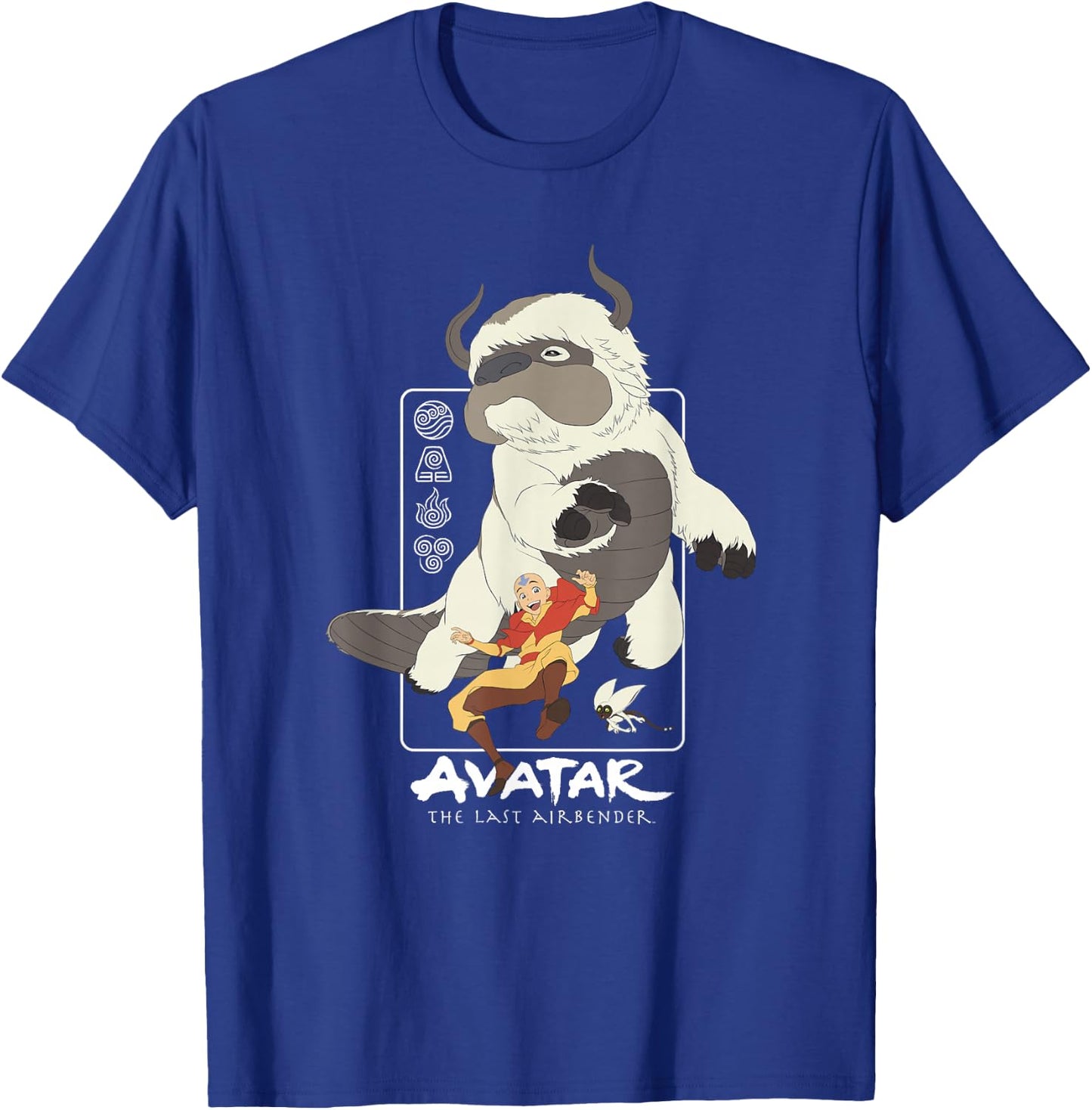 Avatar: The Last Airbender Air Nomad Friends Group Shot T-Shirt - T-Shirt | Royal