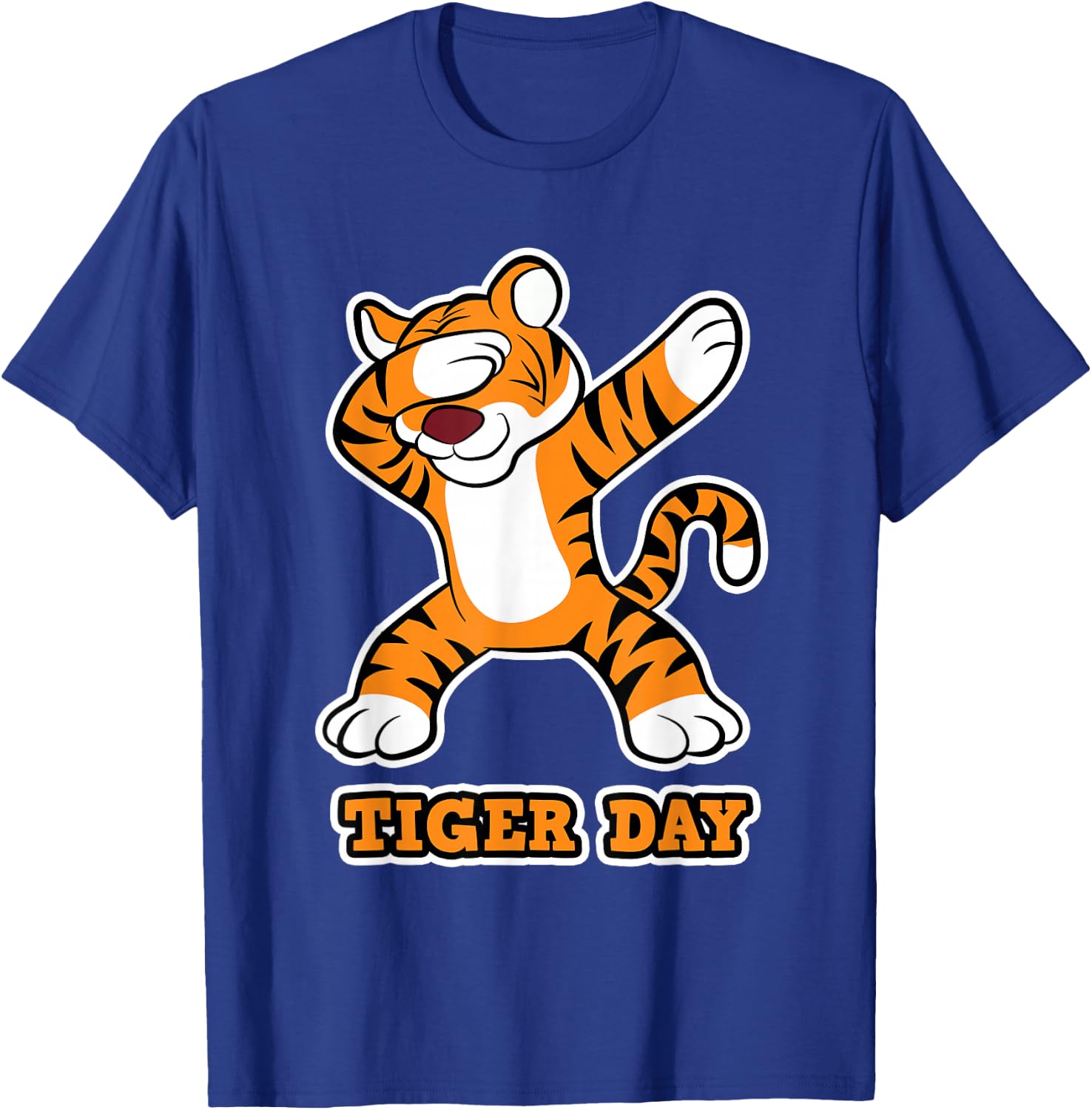 Tiger Day - Tiger Cat for Children - Tiger T-Shirt - T-Shirt | Royal