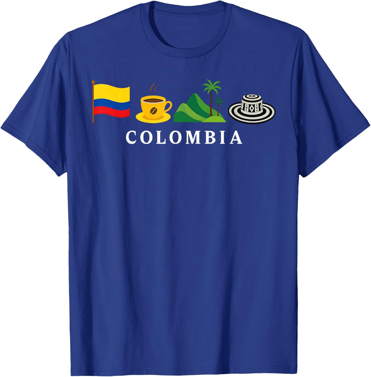 Colombia Country Colombian Flag Women Kids T-Shirt - T-Shirt | Royal