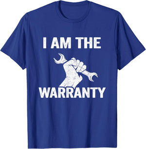 I Am The Warranty Car Guy Car Lover Car Funny Mechanic T-Shirt - T-Shirt | Royal
