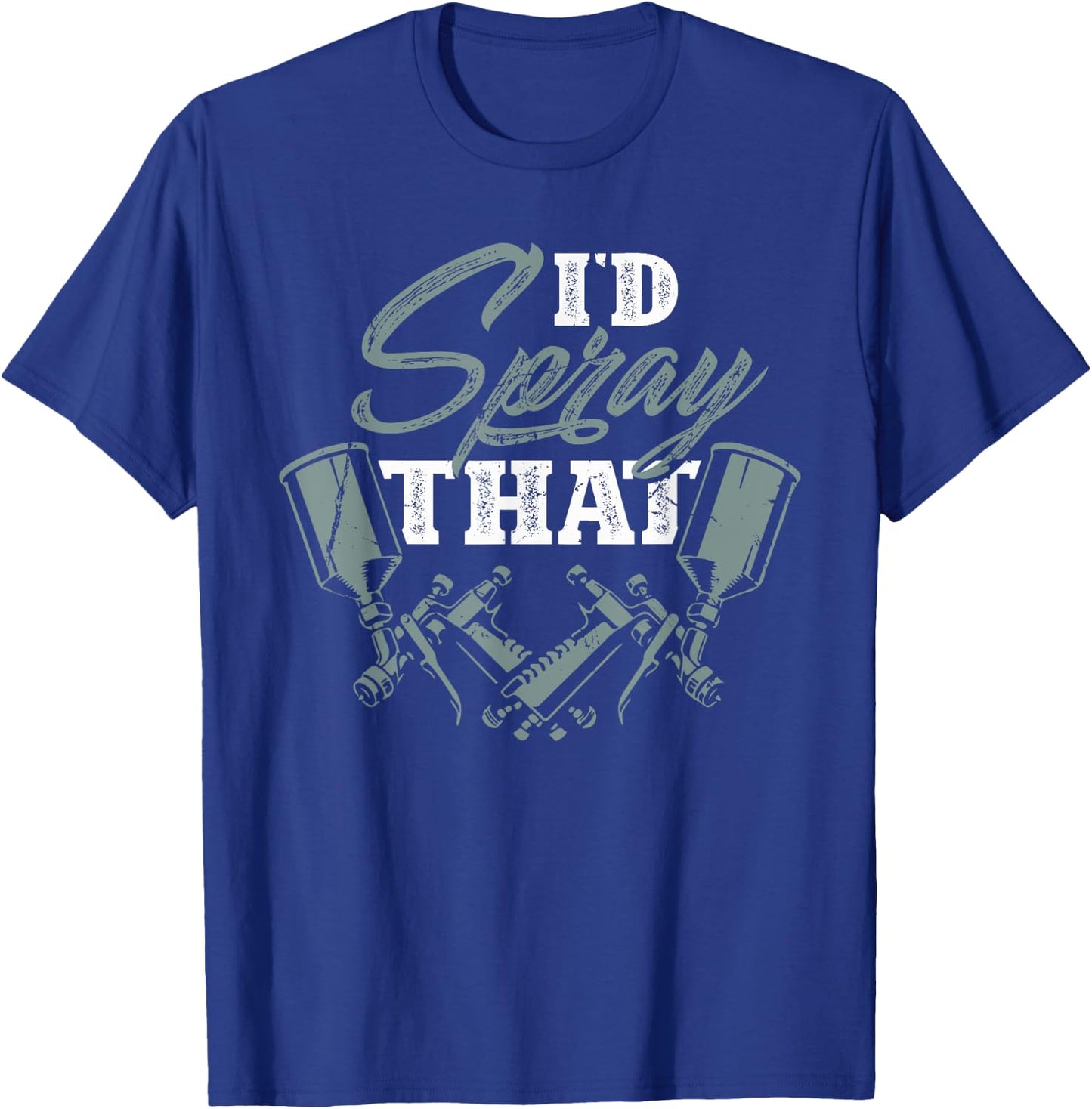 Car Sprayer Auto Body Automotive Painter T-Shirt - T-Shirt | Royal