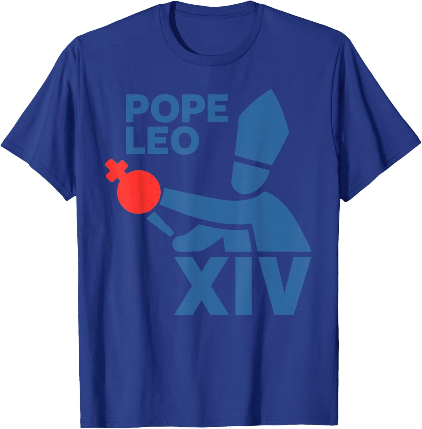 Da Pope Leo XIV Baseball Pope Leo XIV Pope Chicago T-Shirt - T-Shirt | Royal