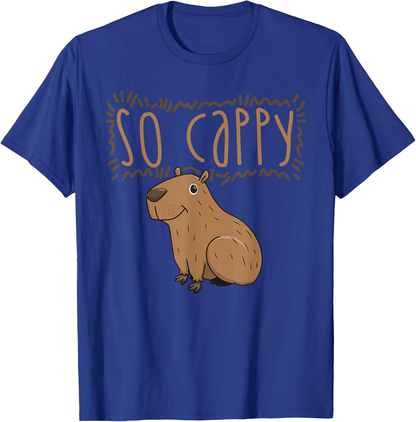 Capybara Water Pig Rodent Capybara , black, s T-Shirt - T-Shirt | Royal
