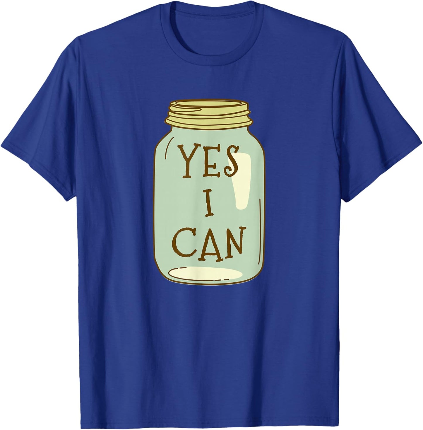 Yes I Can - Canning Season for Garden Farmers T-Shirt - T-Shirt | Royal
