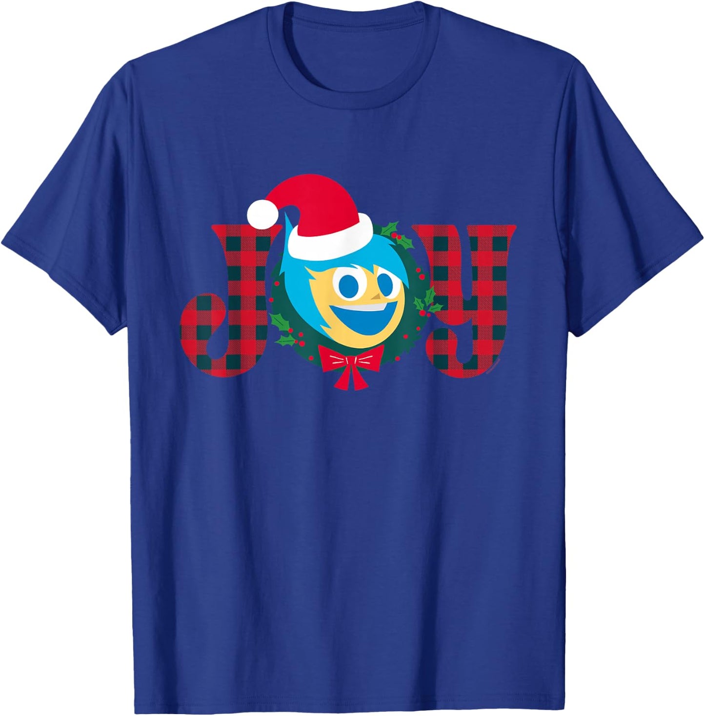 Disney and Pixar’s Inside Out 2 Christmas Holiday Santa Joy T-Shirt - T-Shirt | Royal
