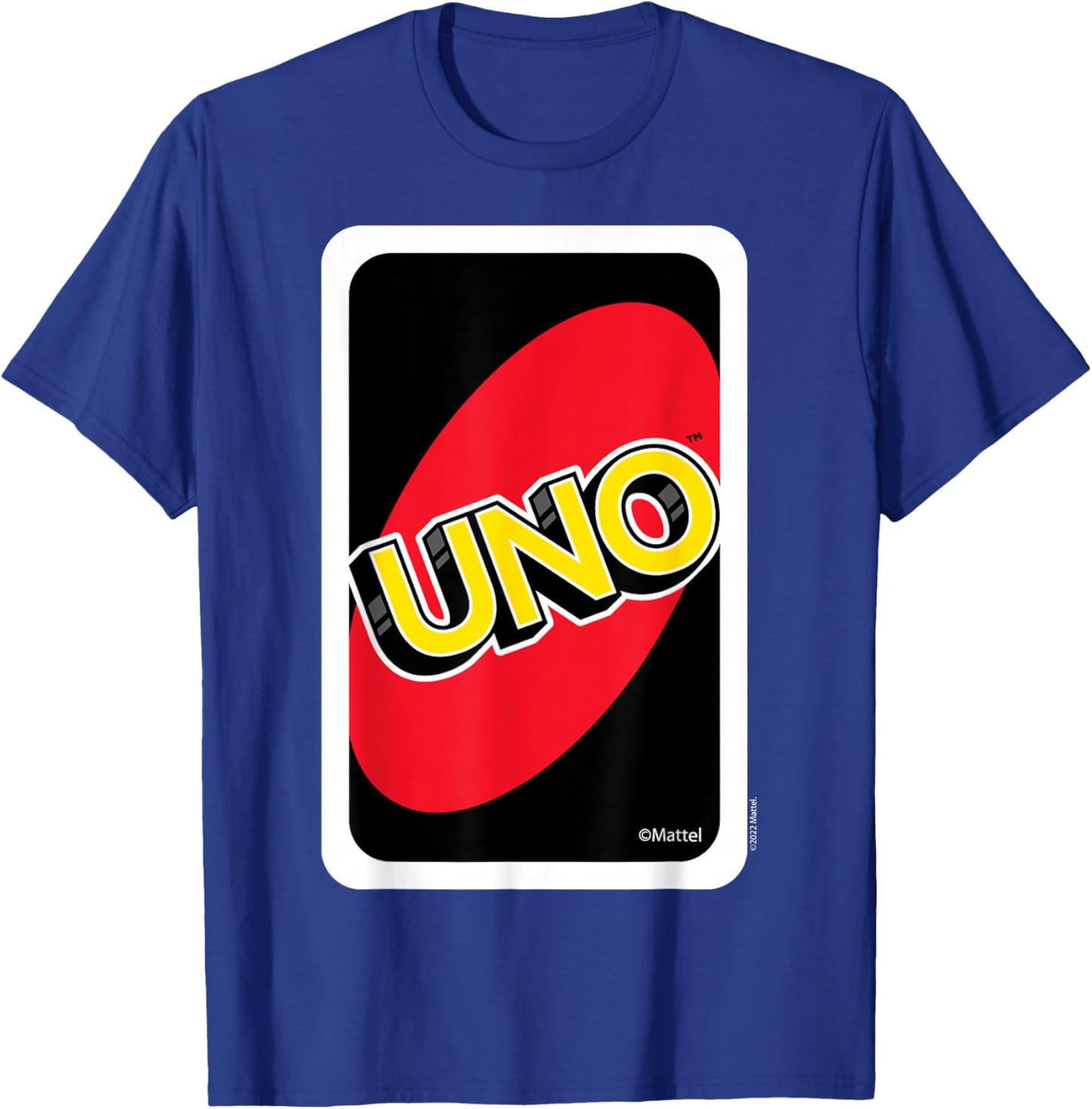 UNO - Card Back , black T-Shirt - T-Shirt | Royal