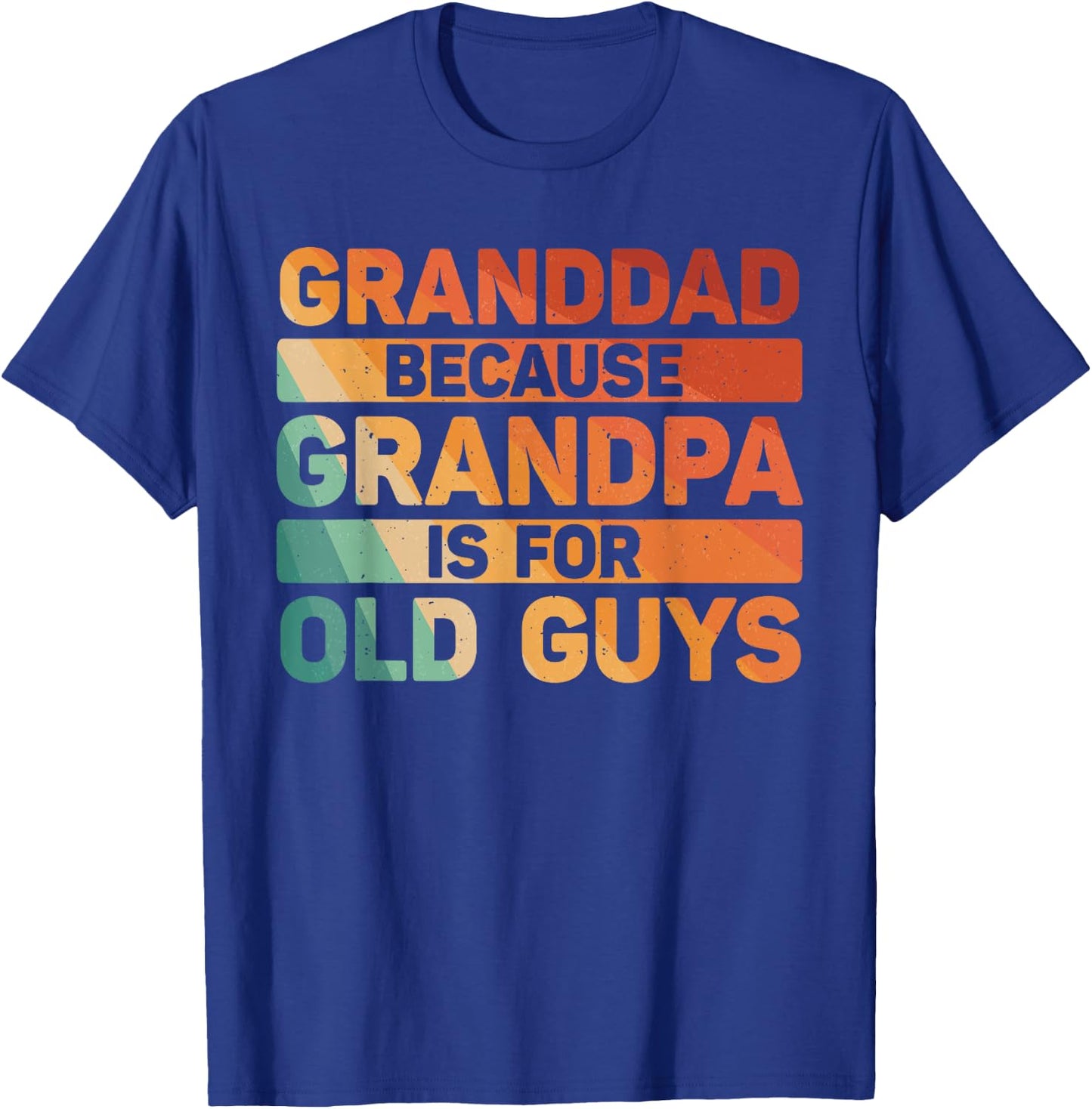 Granddad Art For Grandpa From Grandkids Fathers Day Granddad T-Shirt - T-Shirt | Royal