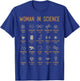 Women In Science, History Of Science T-Shirt - T-Shirt | Royal