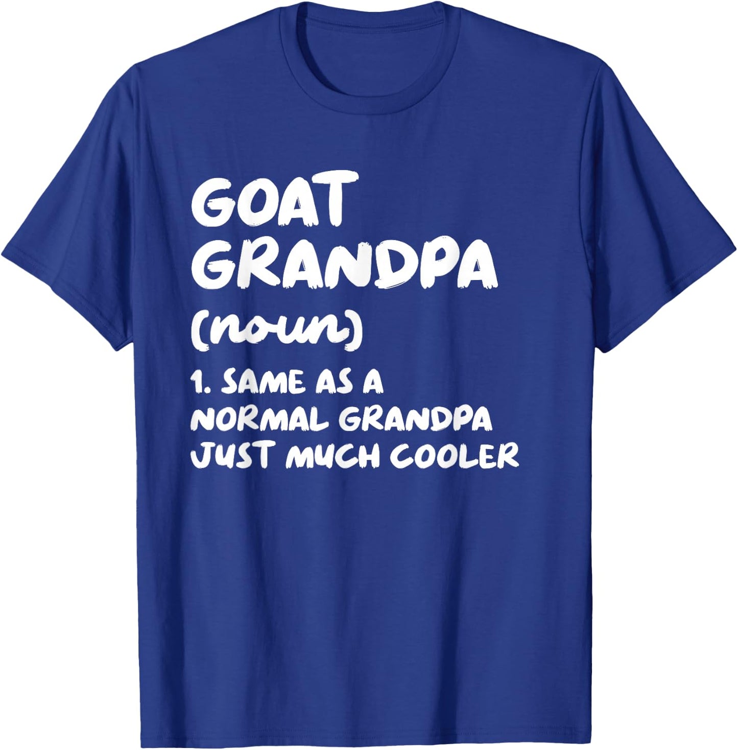 Goat Grandpa Definition Funny T-Shirt - T-Shirt | Royal