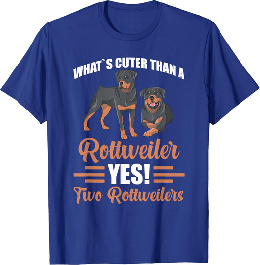 Two Rottweilers T-Shirt - T-Shirt | Royal