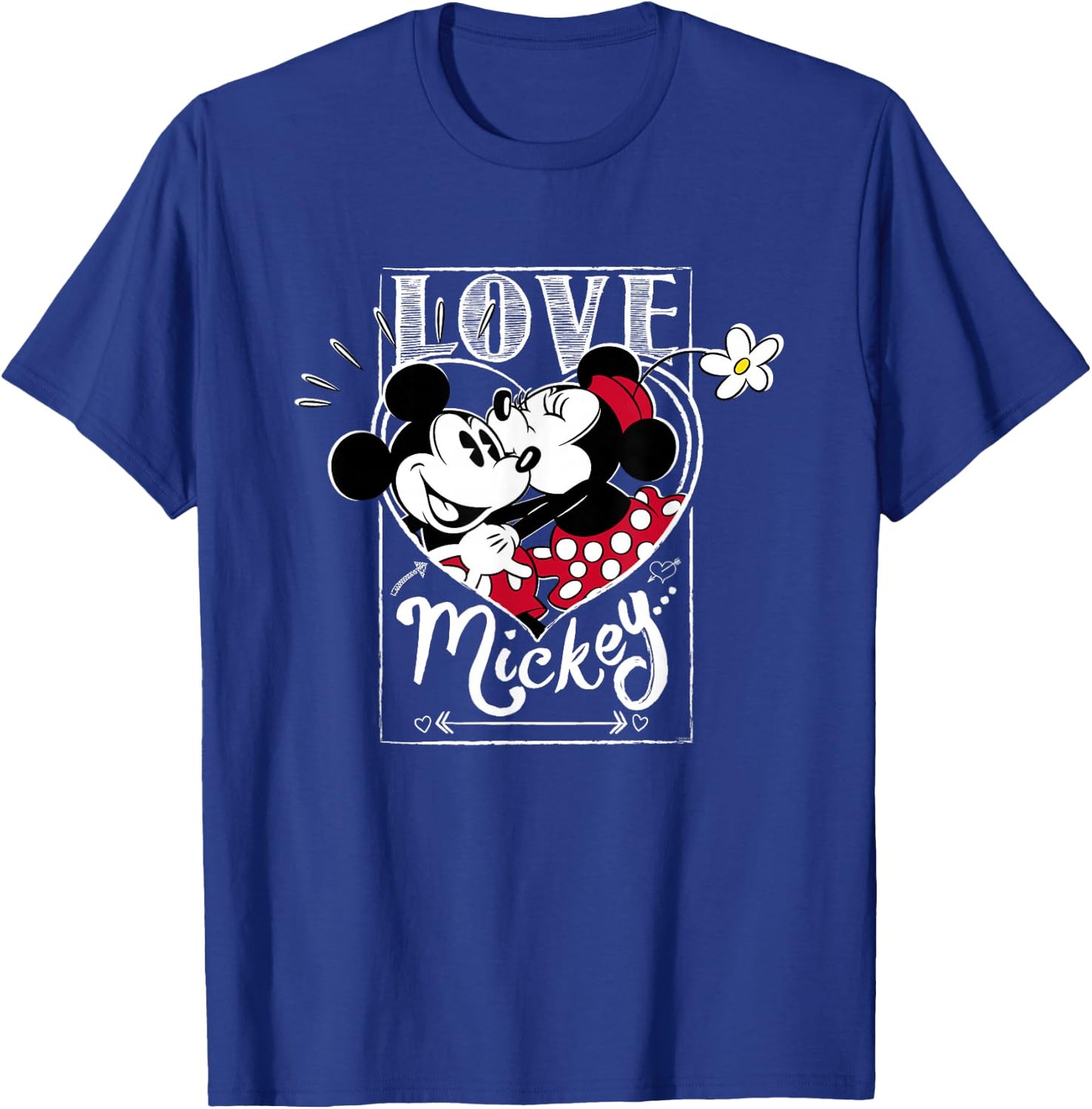 Disney Mickey & Minnie Mouse Love Mickey… Valentine’s Day T-Shirt - T-Shirt | Royal