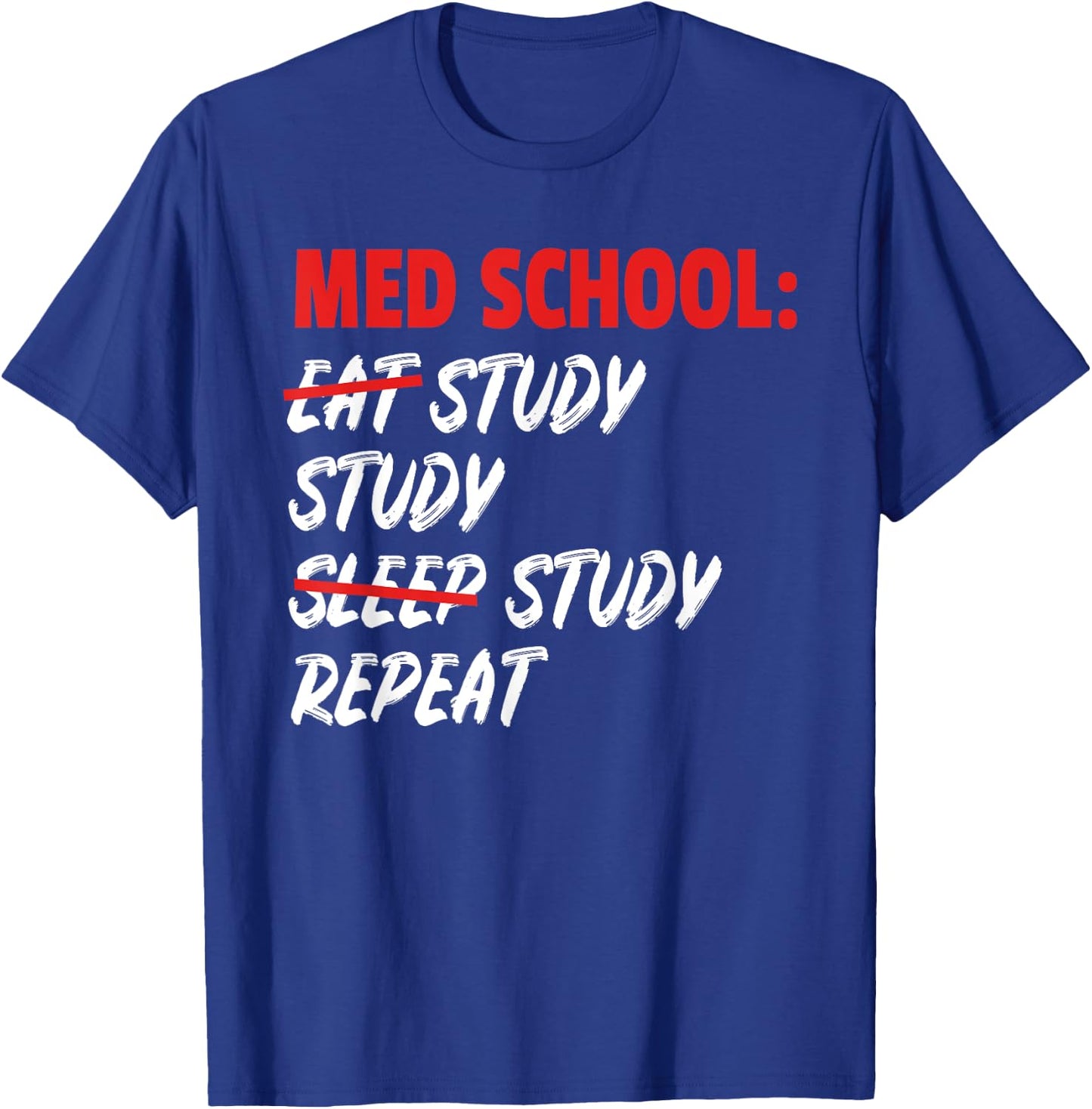 Doctor Med School Student Medicin Gift & Graphic T-Shirt - T-Shirt | Royal