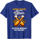 Vintage Long Neck Ice Cold Beer Never Broke My Heart T-Shirt - T-Shirt | Royal