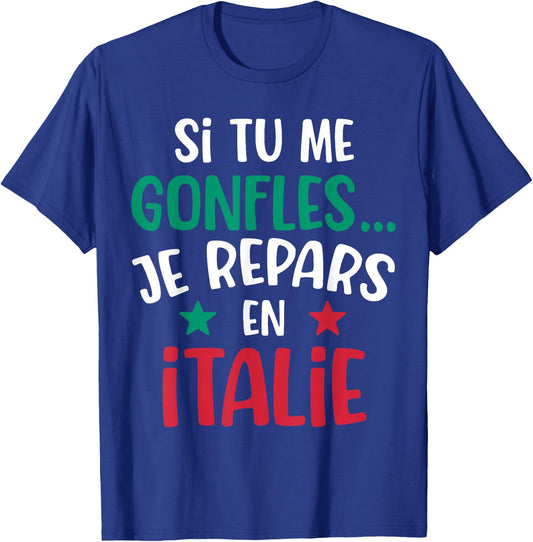 Travel to Italy Gift Italian Humor Man Christmas , Black, S T-Shirt - T-Shirt | Royal