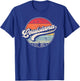 Retro Louisiana Home State LA Cool 70s Style Sunset T-Shirt - T-Shirt | Royal
