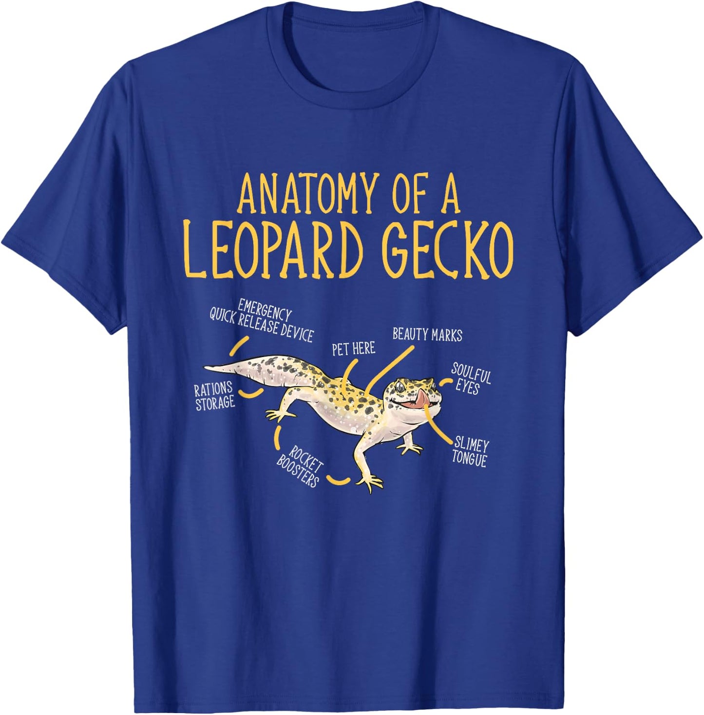 Leopard Gecko Reptile Pet Gecko Leopard Gecko T-Shirt - T-Shirt | Royal