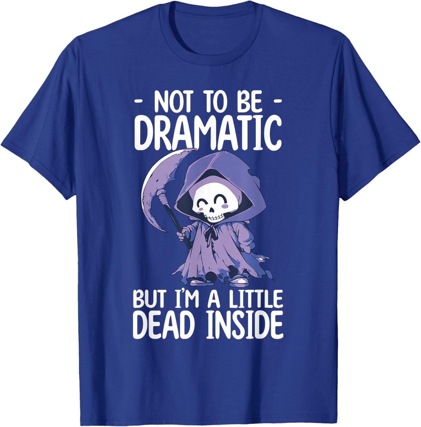 Grim Reaper With Scythe Cute Grim Reaper T-Shirt - T-Shirt | Royal