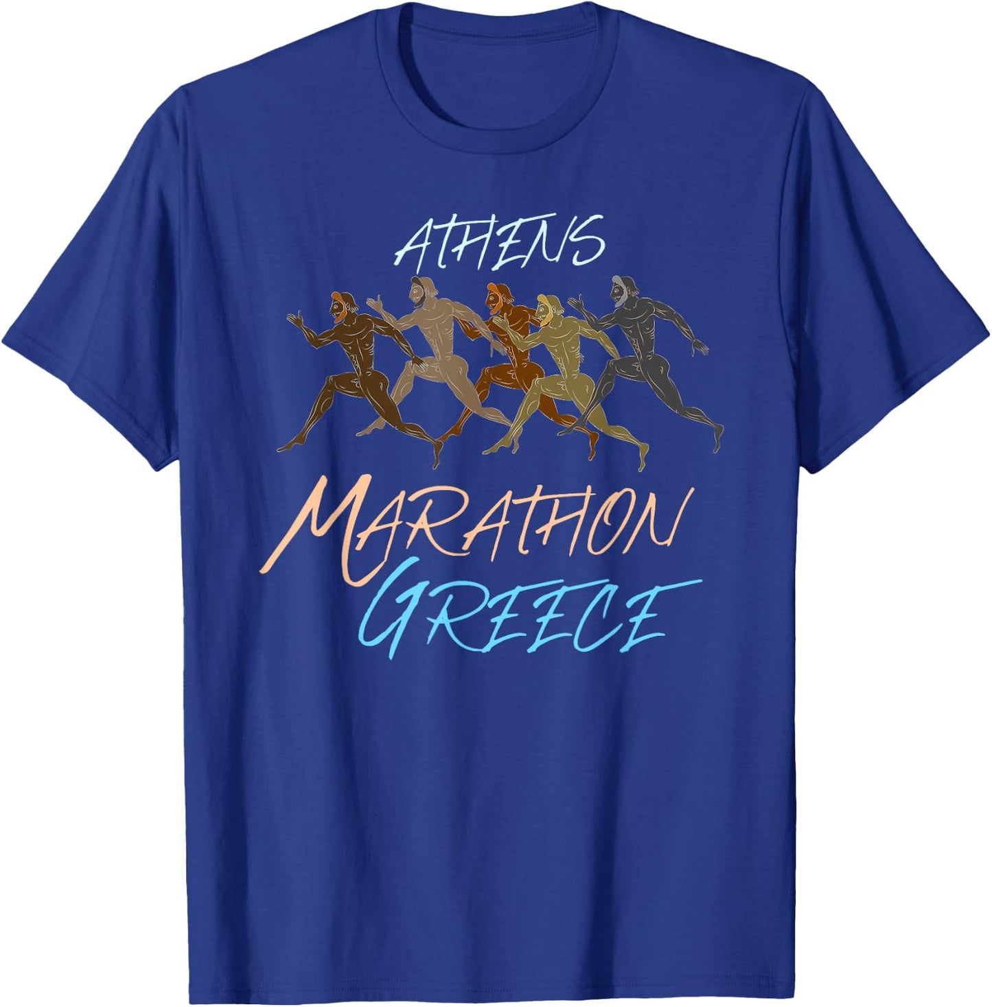 Athens - Marathon - Greece T-Shirt - T-Shirt | Royal