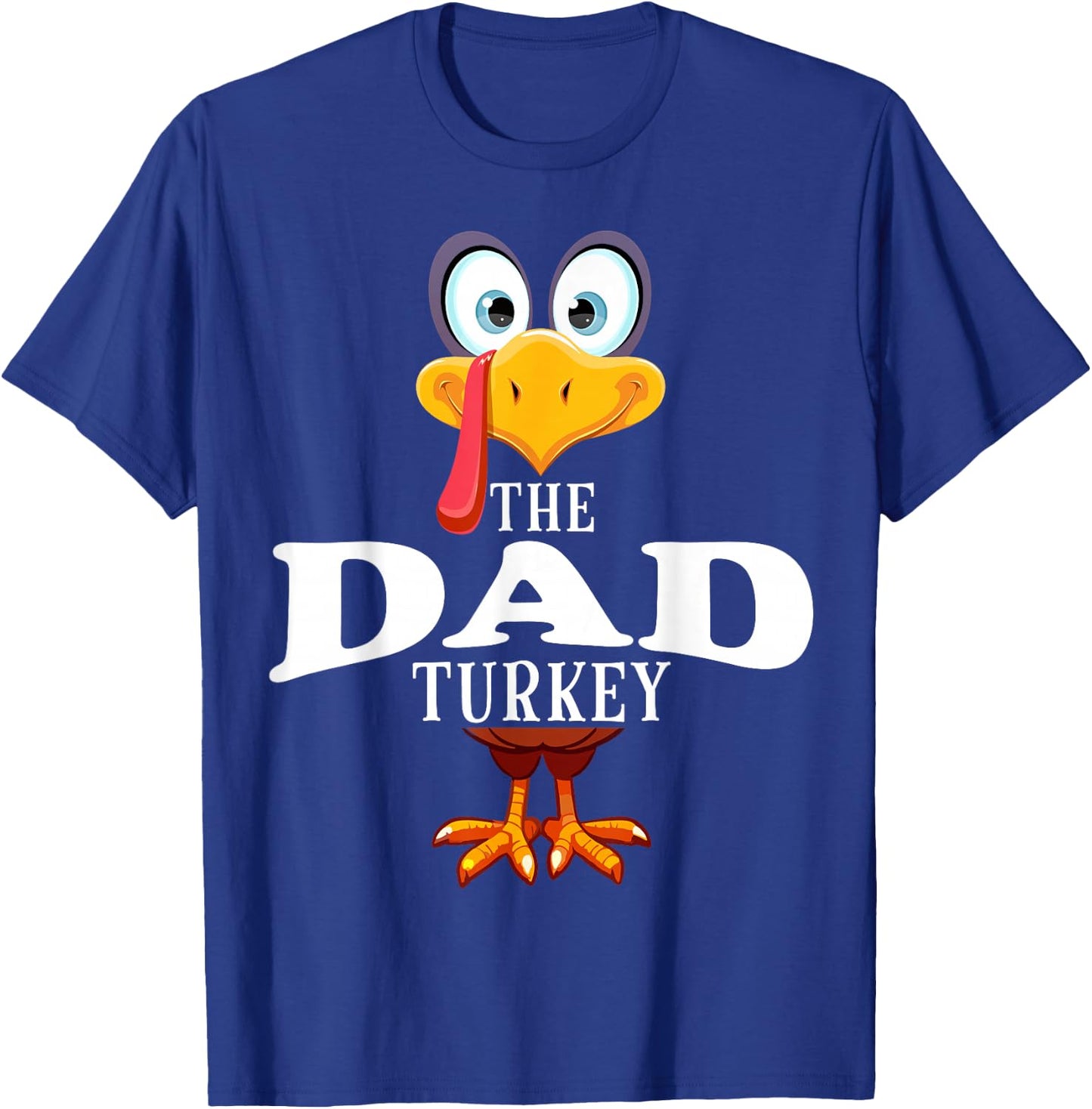 Thanksgiving The Dad Turkey Pajama T-Shirt - T-Shirt | Royal