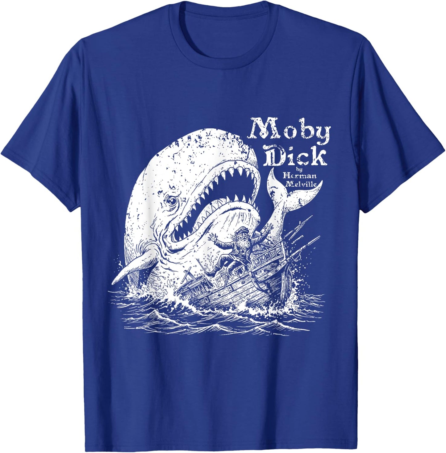 Moby Dick Vintage T-Shirt - T-Shirt | Royal