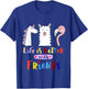 Das Leben besser mit mein Freunde - Llama Unicorn Flamingo T-Shirt - T-Shirt | Royal