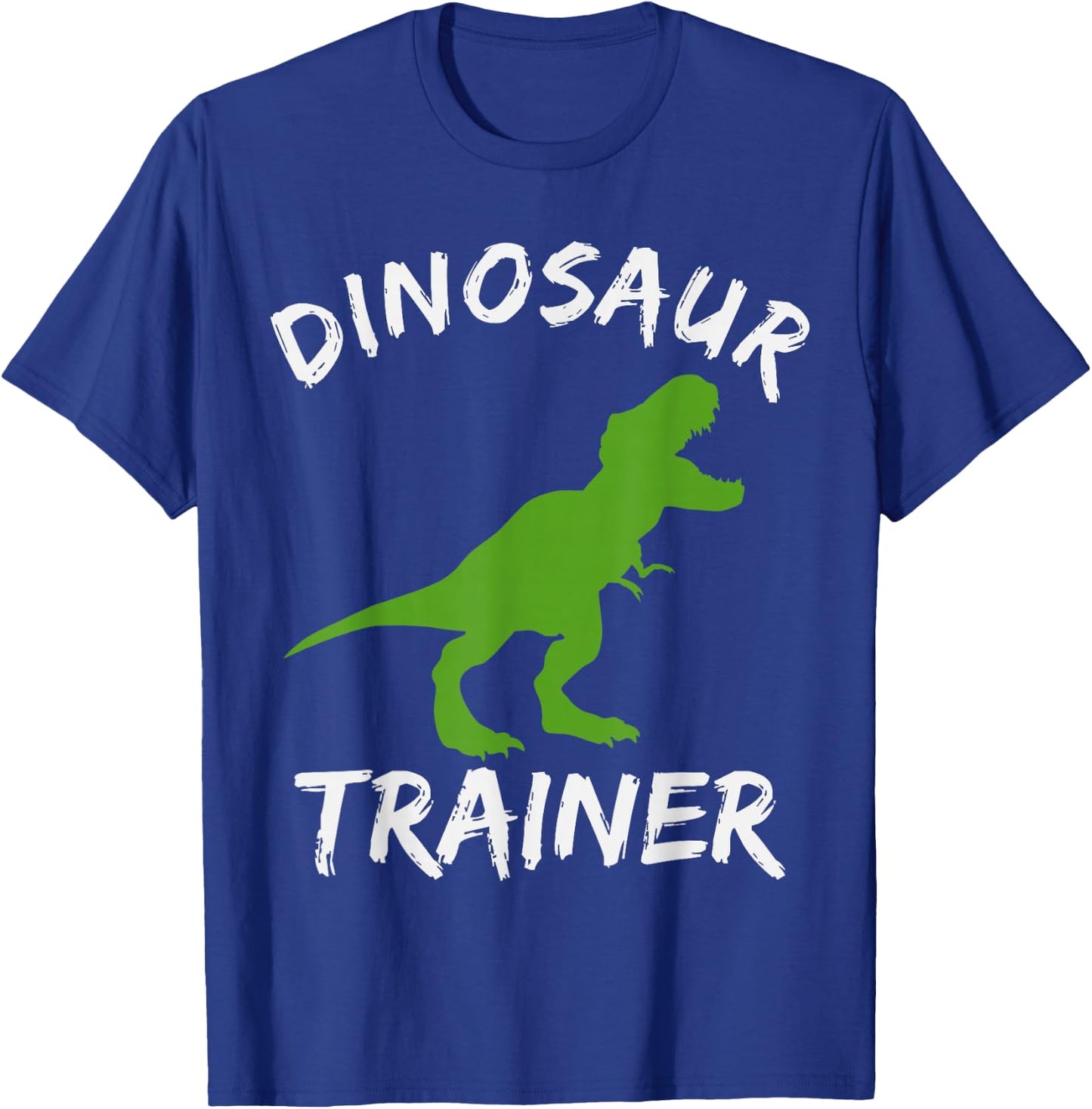 Dinosaur Trainer Lazy Halloween Costume T-rex Dino Boy Kids T-Shirt - T-Shirt | Royal