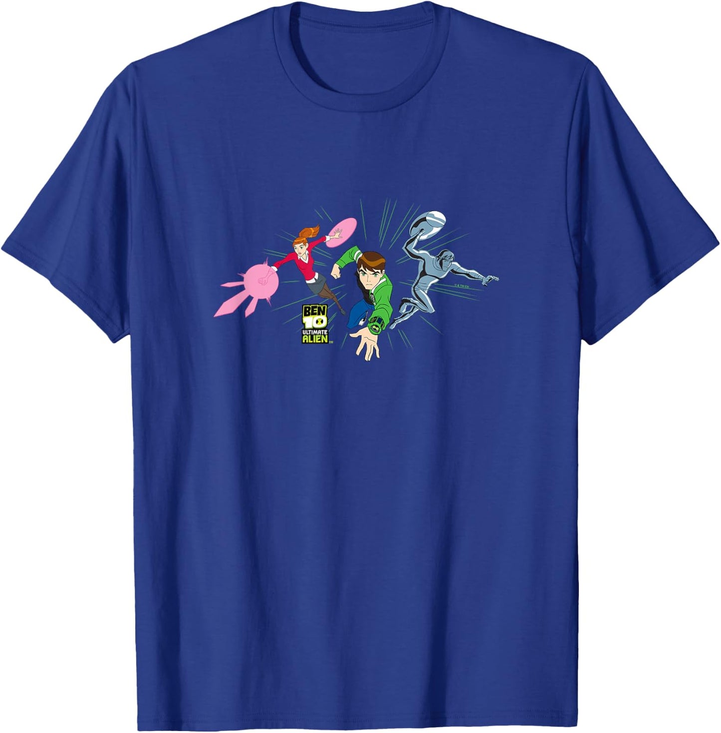Ben 10 Ultimate Alien: Cosmic Destruction Epic Team Attack T-Shirt - T-Shirt | Royal