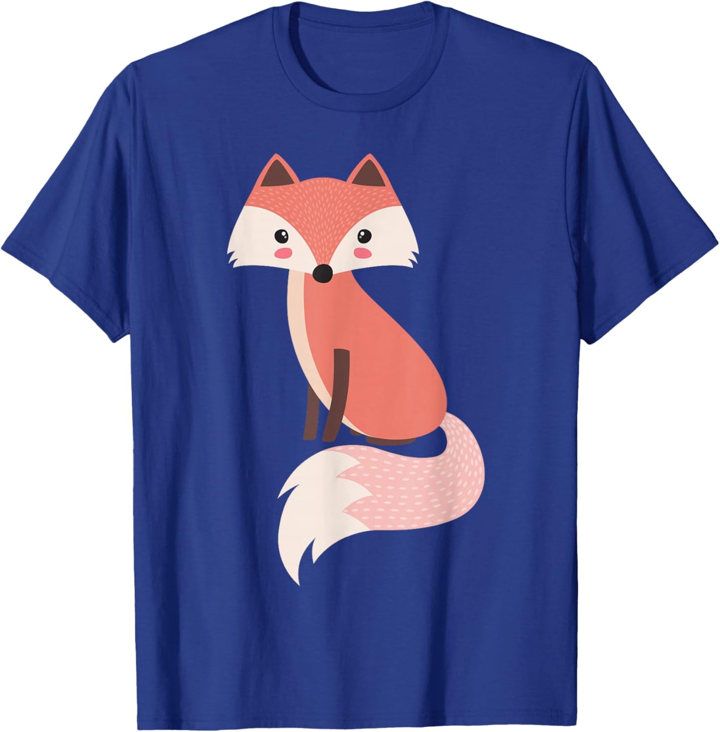Cute Cartoon Fox Animal & Nature Lover Gift JDK0001 Small T-Shirt - T-Shirt | Royal