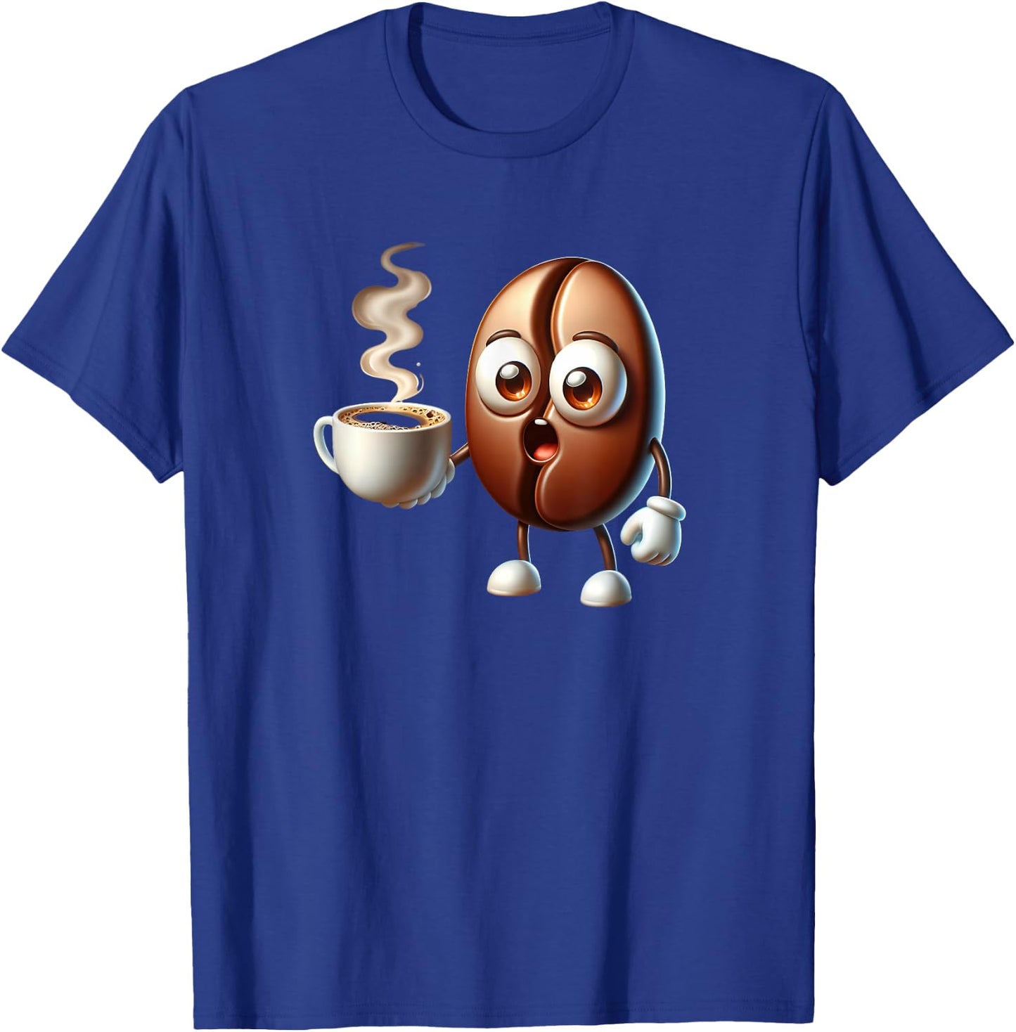 Erwachsene mit Cartoon-Muster in Schwarz, Größe S T-Shirt - T-Shirt | Royal